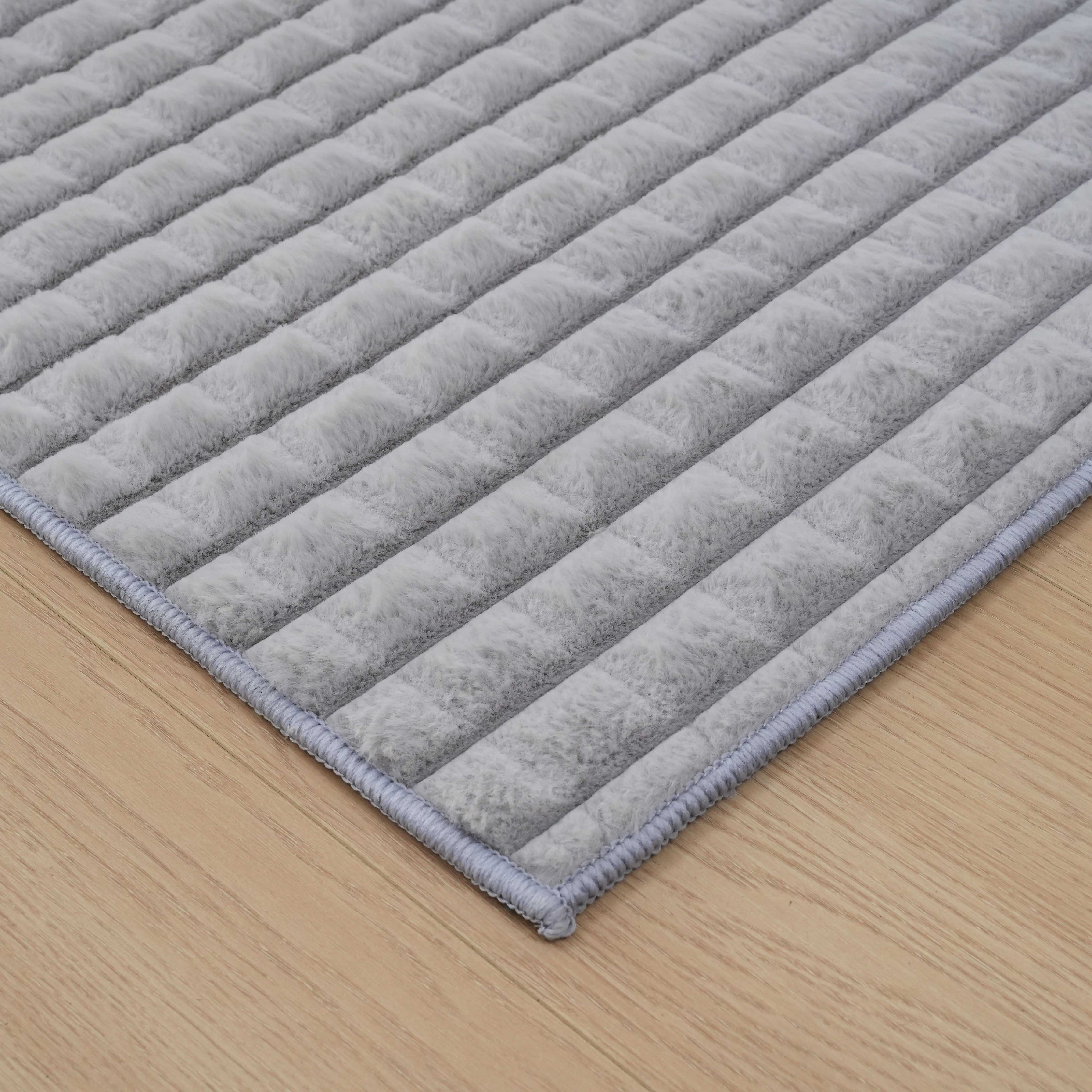 Elsdon Blocks Patterned Soft and Plush Rug - 240x360 cm-hbxdecorandfurnishings-floorcoverings-rugs-image-2