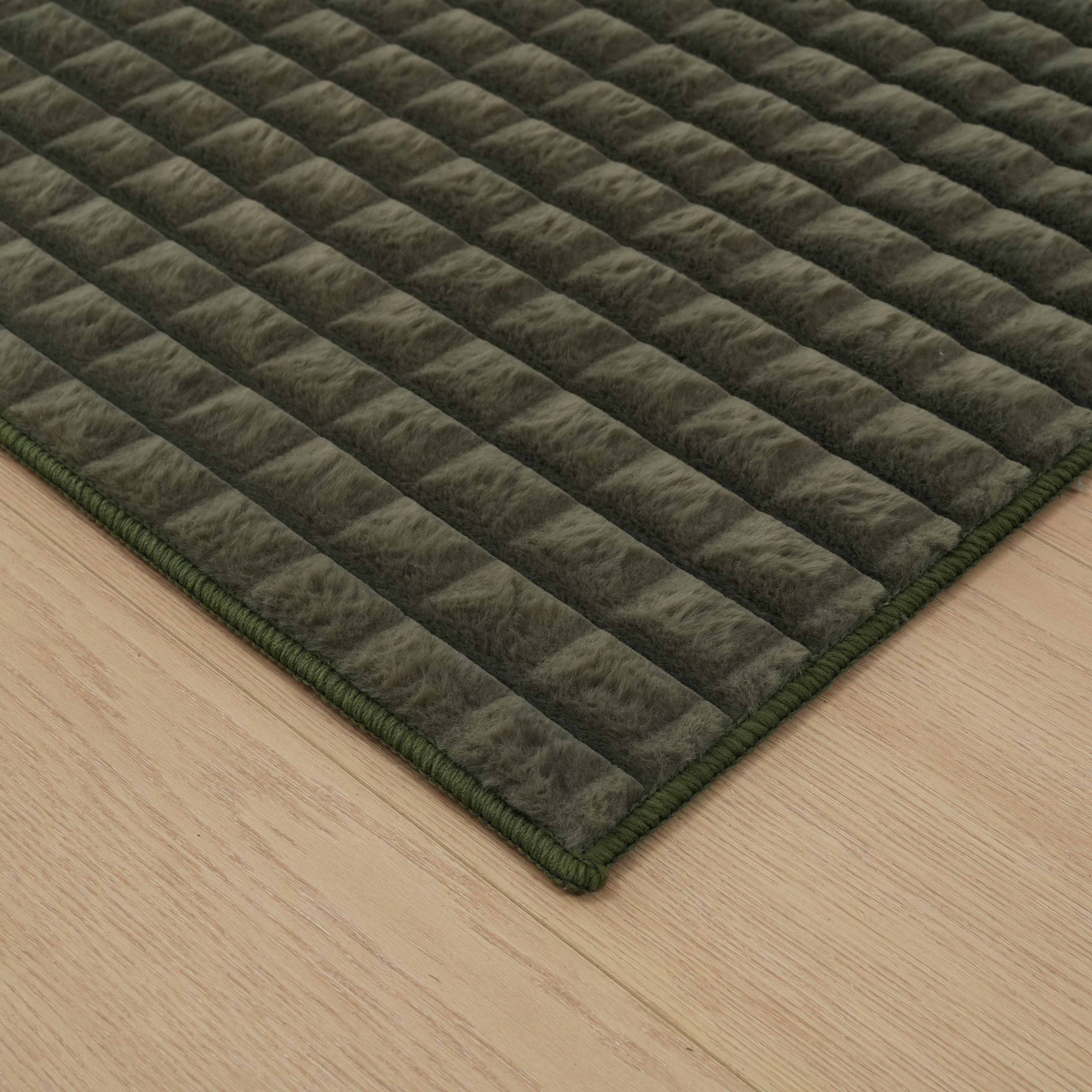 سجادة مخملية وناعمة بنقوش مربعات من إلسدون - 120x170 سم-hbxdecorandfurnishings-floorcoverings-rugs-image-3