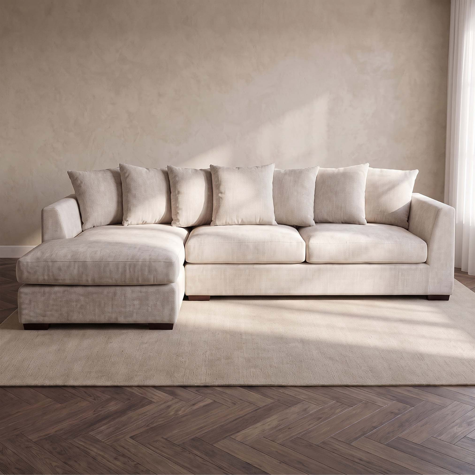 Thea 4-Seater Left Corner Fabric Sofa with 7 Cushions-hbxlivingroom-sofasandarmchairs-cornersofas-image-3