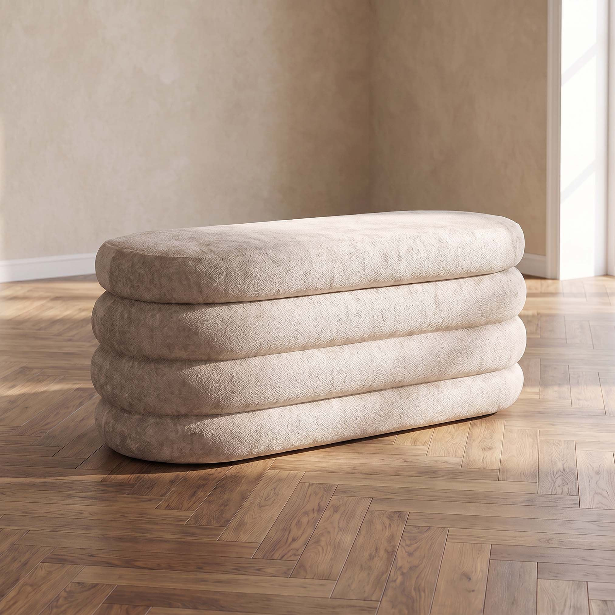 Frida 3-Piece Bed Bench with Storage Ottoman Set-hbxfurniture-sofasandarmchairs-benches-image-2