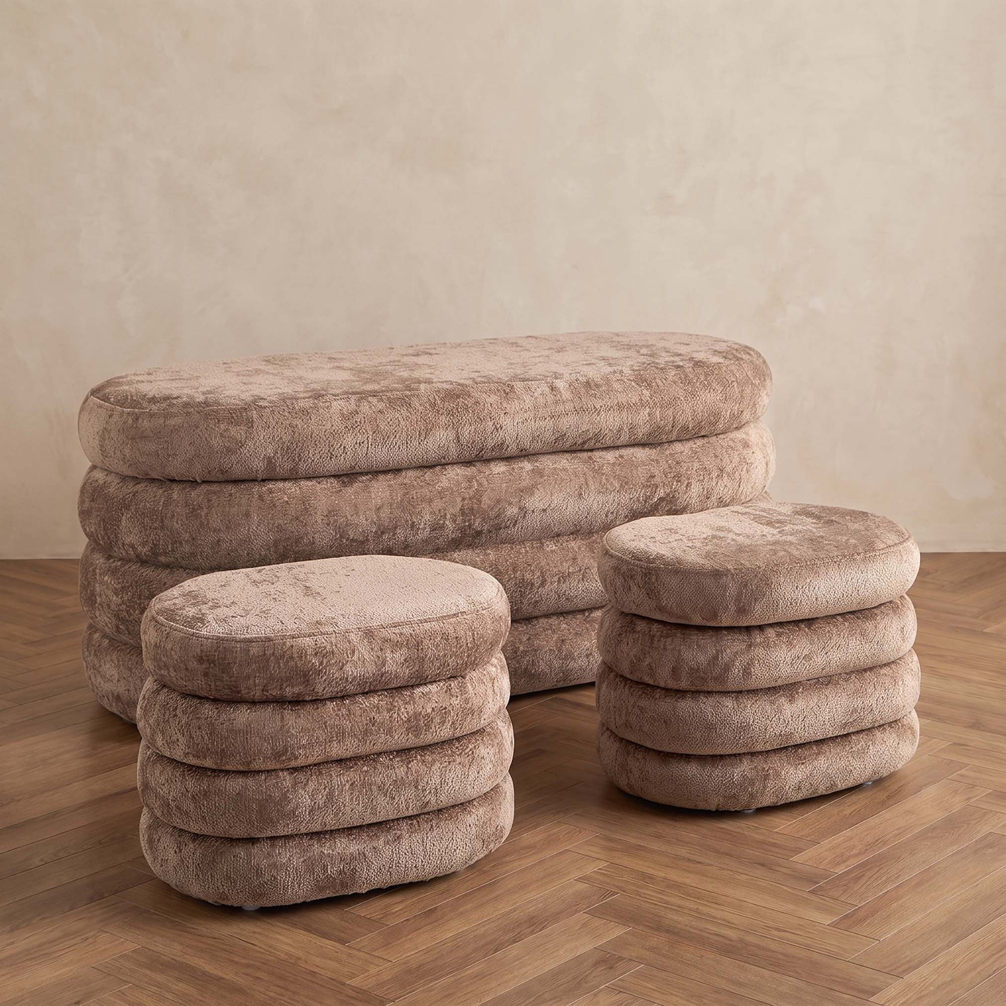 Frida 3-Piece Bed Bench with Storage Ottoman Set-hbxfurniture-sofasandarmchairs-benches-image-10
