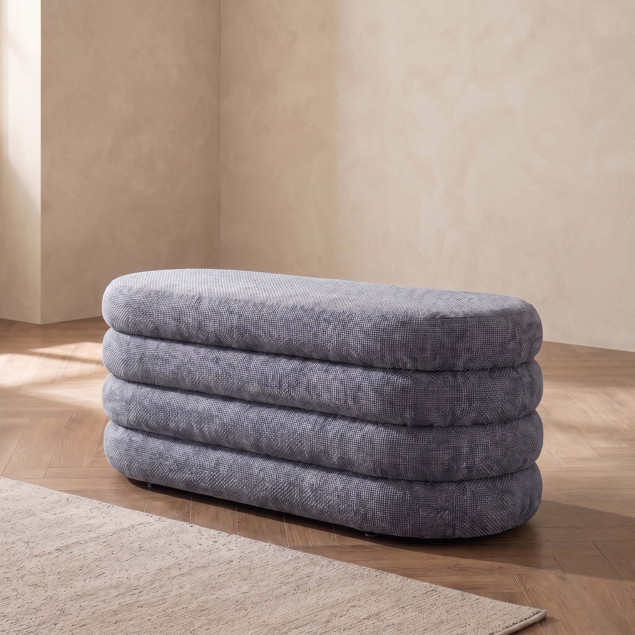 Frida 3-Piece Bed Bench with Storage Ottoman Set-hbxfurniture-sofasandarmchairs-benches-image-2