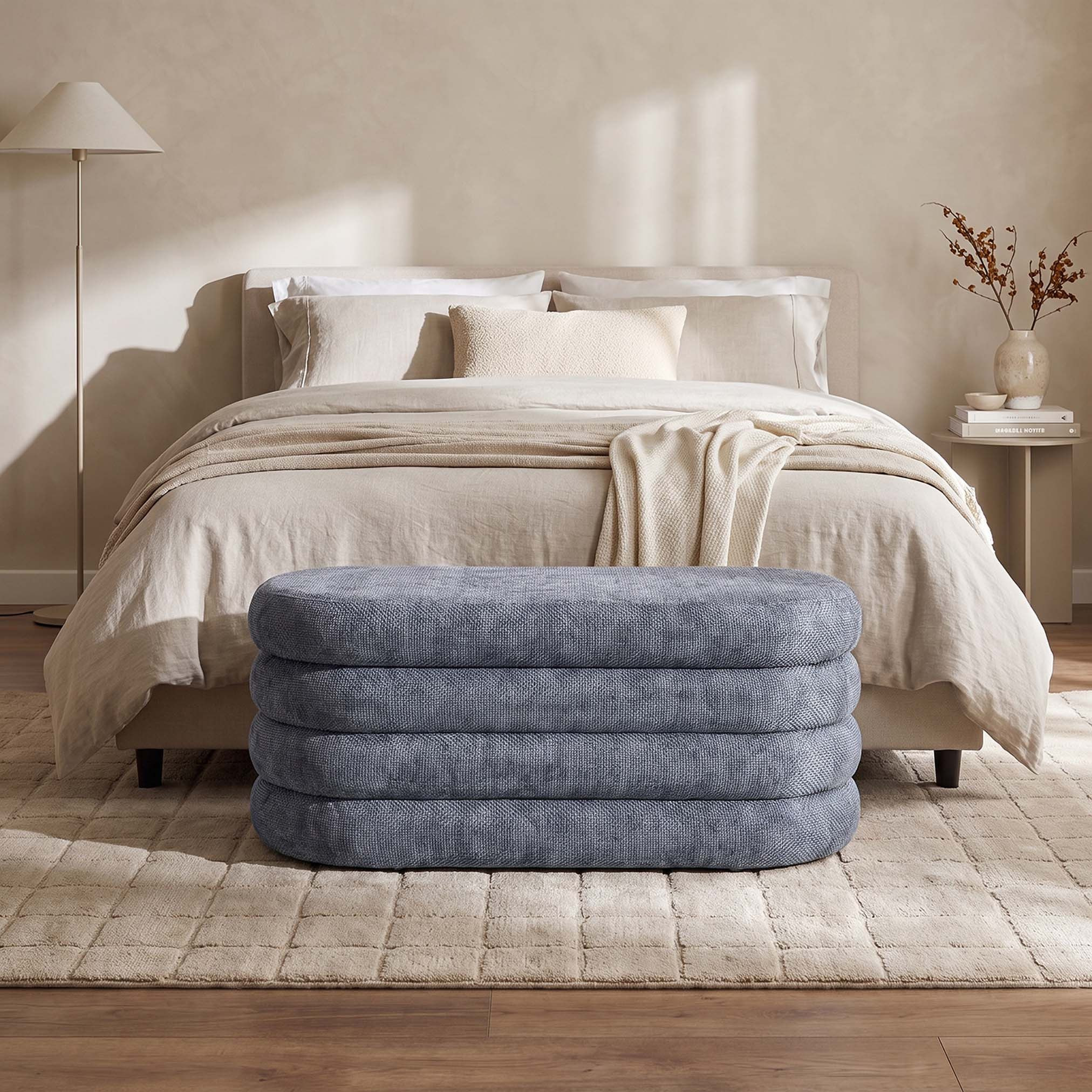 Frida 3-Piece Bed Bench with Storage Ottoman Set-hbxfurniture-sofasandarmchairs-benches-image-8