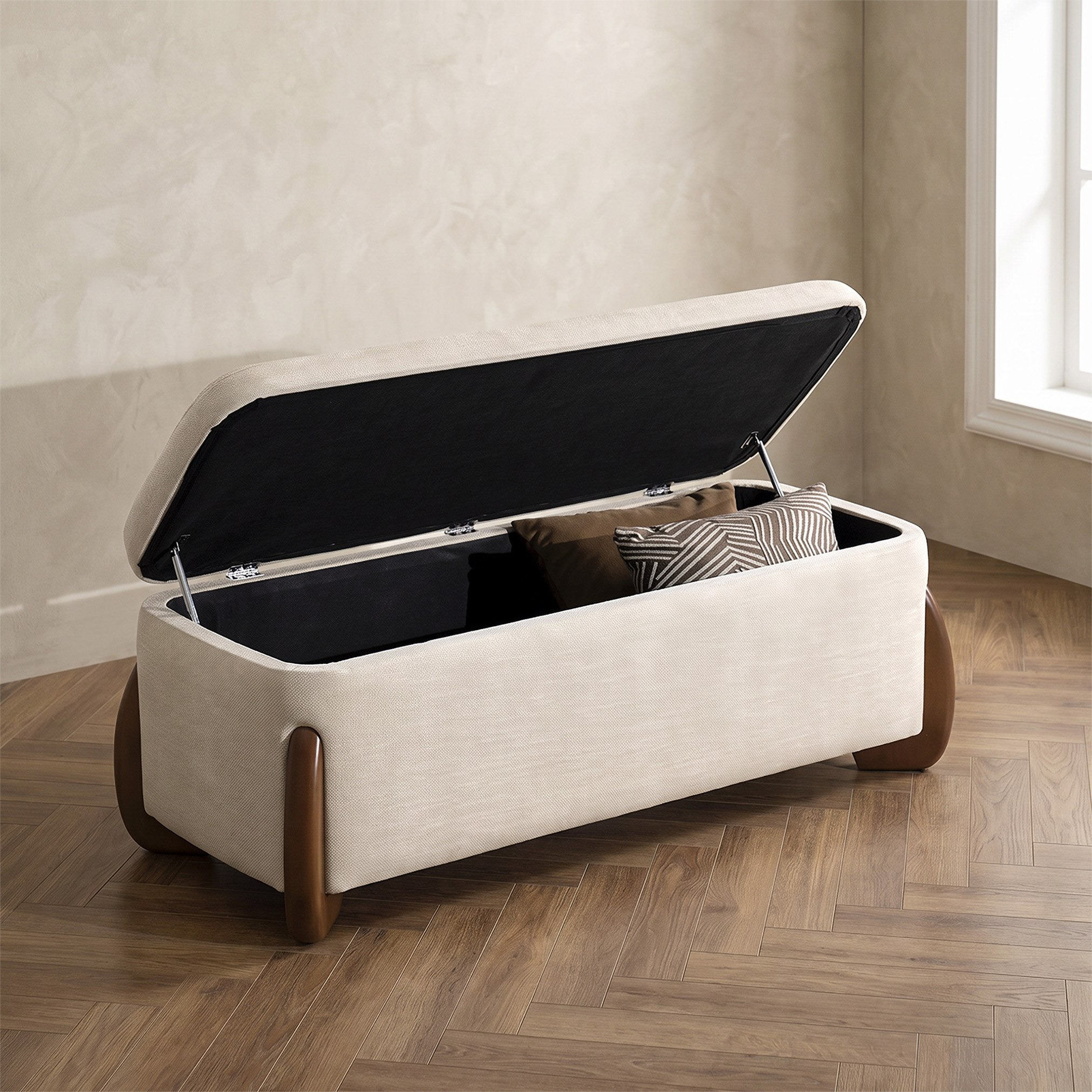 Adro Fabric Bed Bench with Storage-hbxfurniture-sofasandarmchairs-benches-image-6