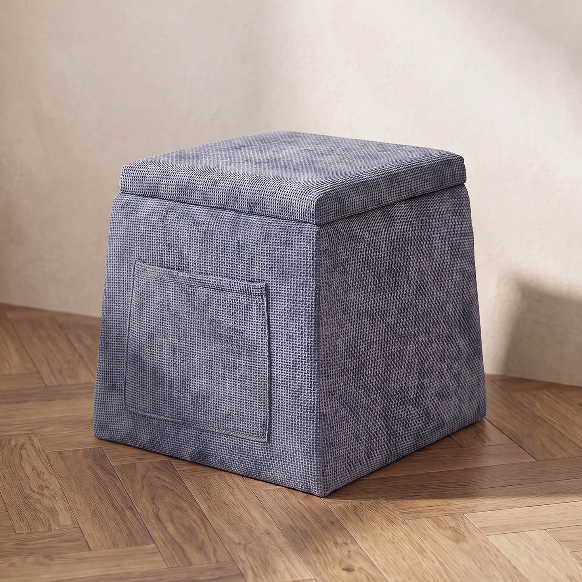 Sven Fabric Ottoman with Storage and Wooden Top-hbxlivingroom-sofasandarmchairs-ottomansandfootstools-image-1