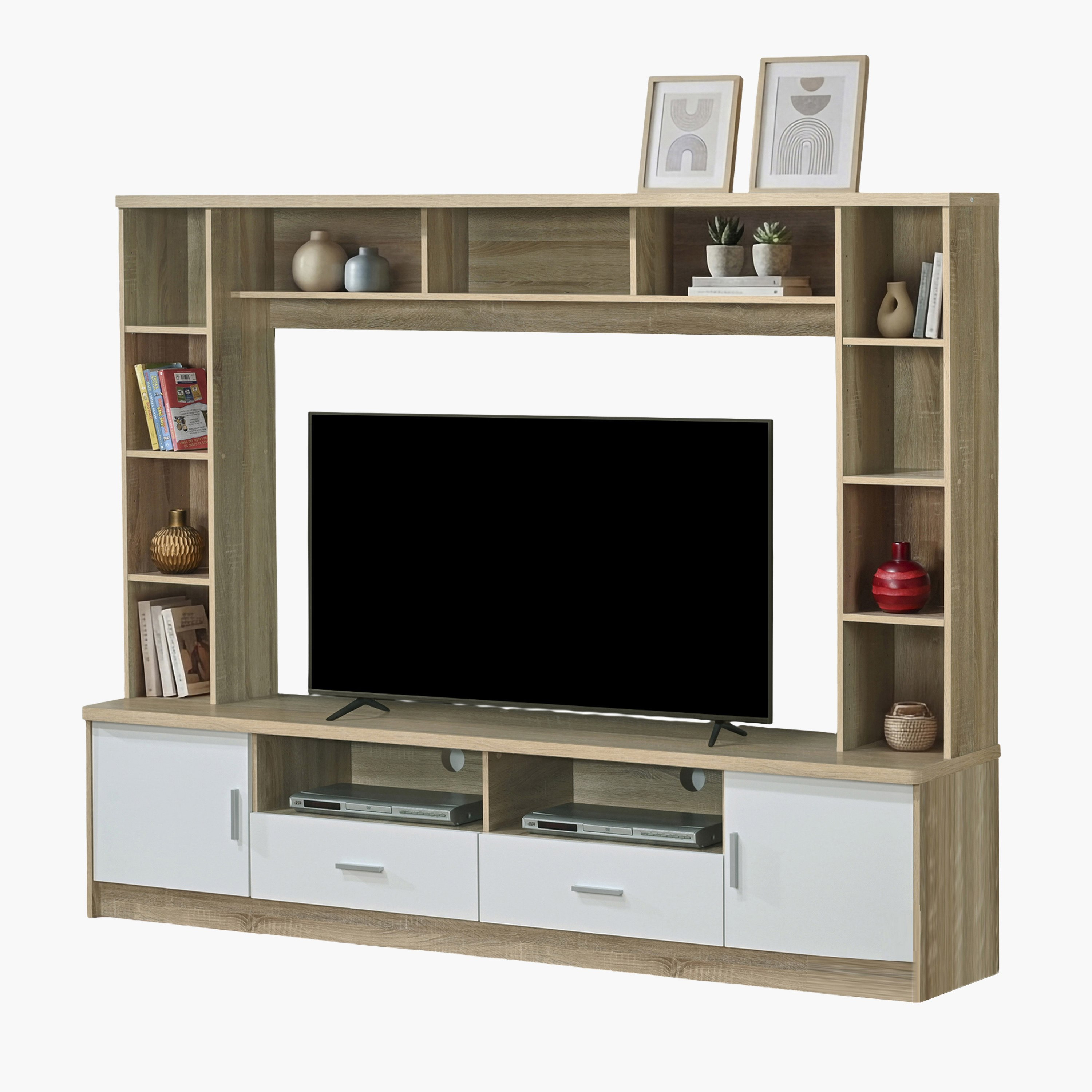 Movo Coda Carnation Wall Unit for TVs up to 65 inches-hbxlivingroom-mediaunitsandstorage-wallunits-image-3