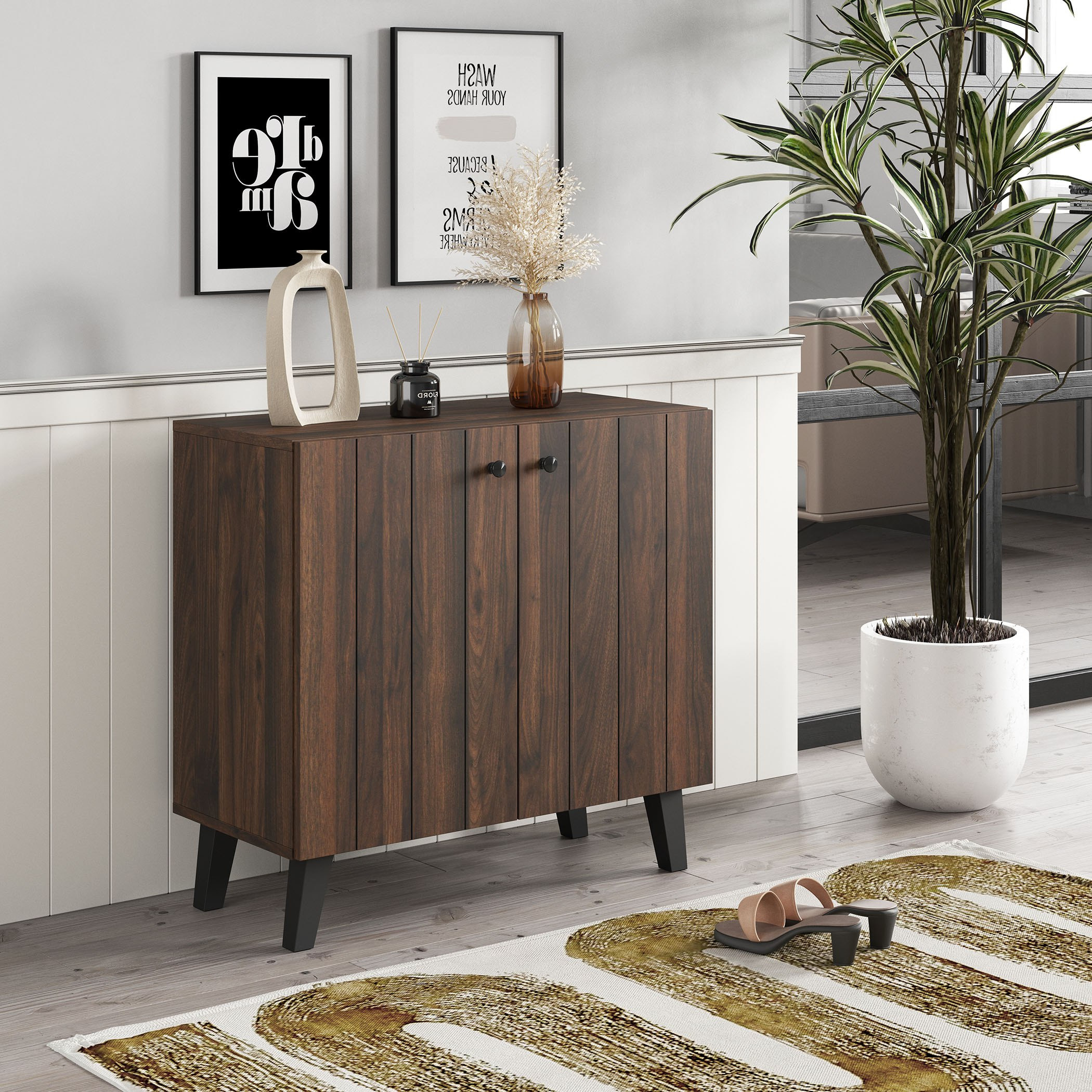 Kulltorp Kairo 9-Pair Shoe Cabinet with 2 Doors-hbxbedroom-shoecabinetsandracks-image-1