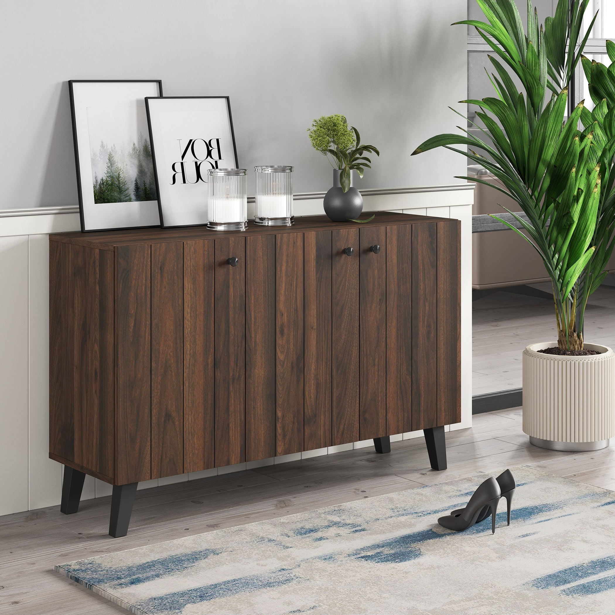 Kulltorp Kairo 12-Pair Shoe Cabinet with 3 Doors-hbxbedroom-shoecabinetsandracks-image-1