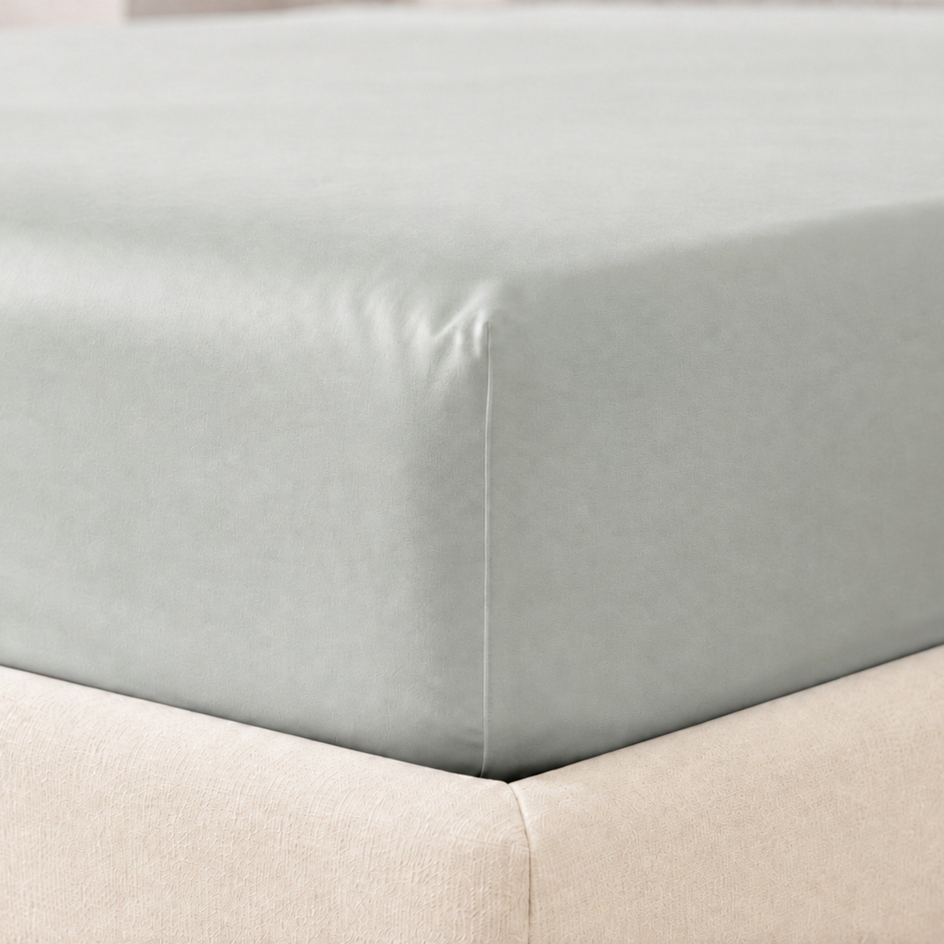 Newport 600 Thread Count 2-Piece Solid Single Fitted Sheet Set - 90x200+36 cm-hbxhomeware-bedding-fittedsheets-image-4
