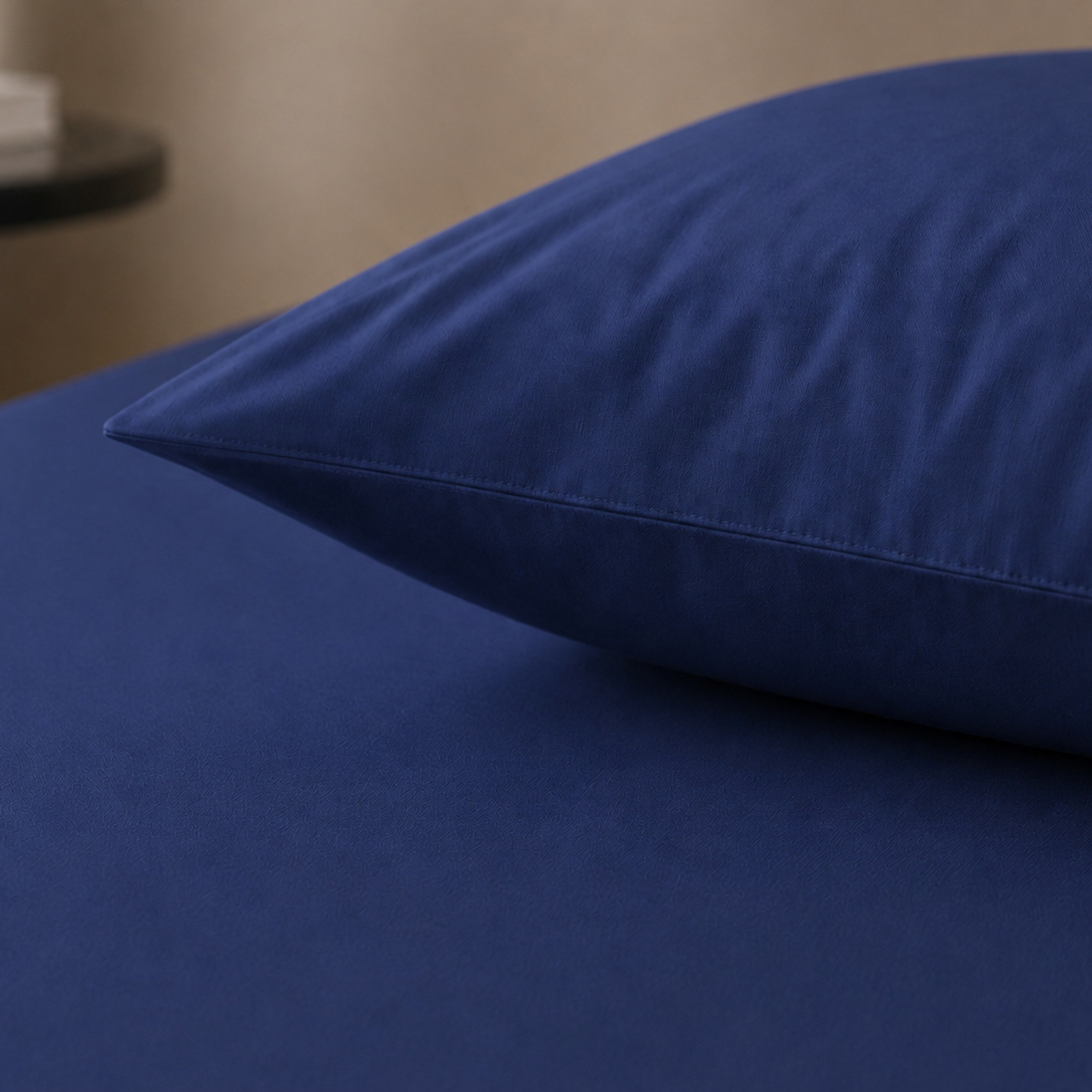 Newport 600 Thread Count 2-Piece Solid Single Fitted Sheet Set - 90x200+36 cm-hbxhomeware-bedding-fittedsheets-image-3