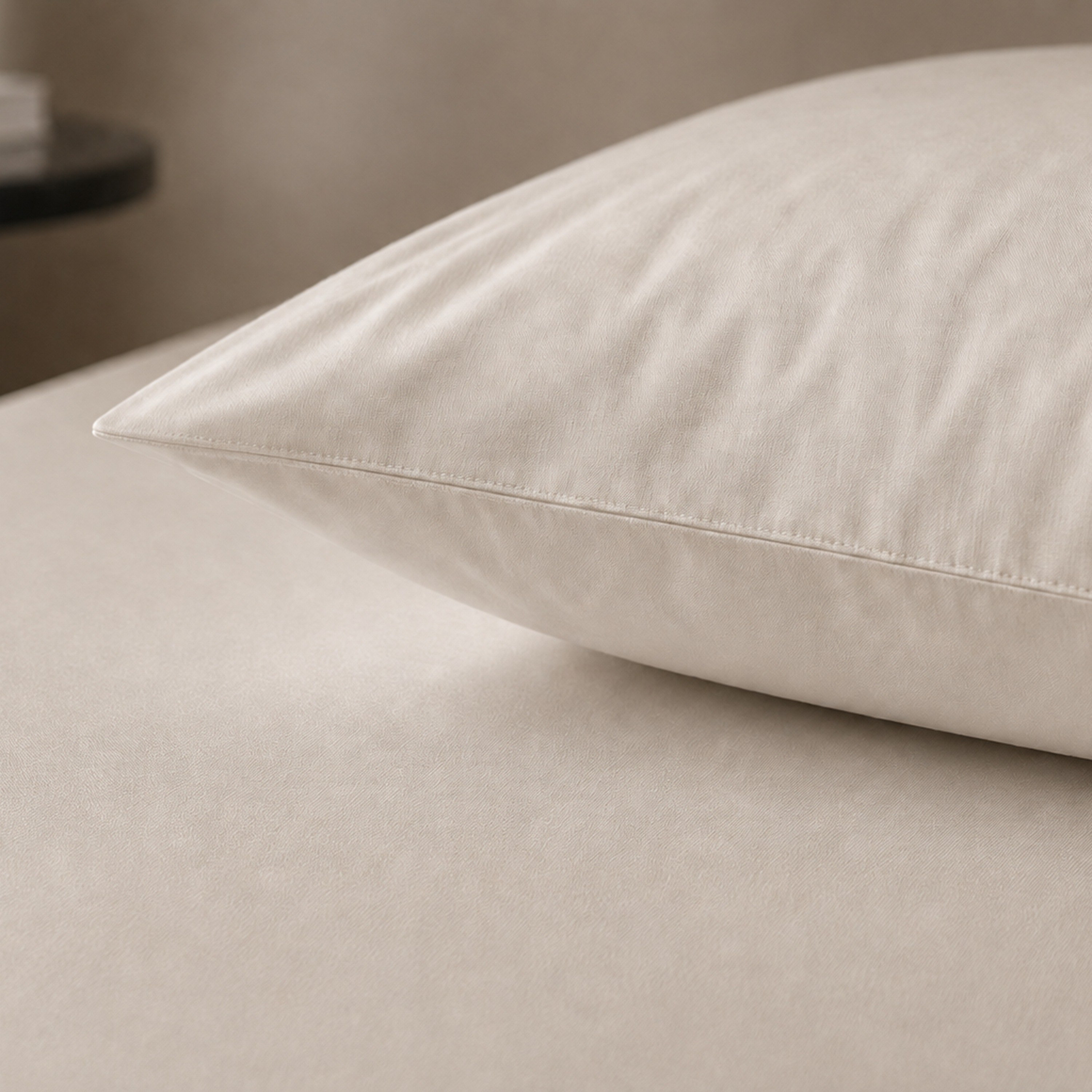 Newport 600 Thread Count 2-Piece Solid Single Fitted Sheet Set - 90x200+36 cm-hbxhomeware-bedding-fittedsheets-image-3