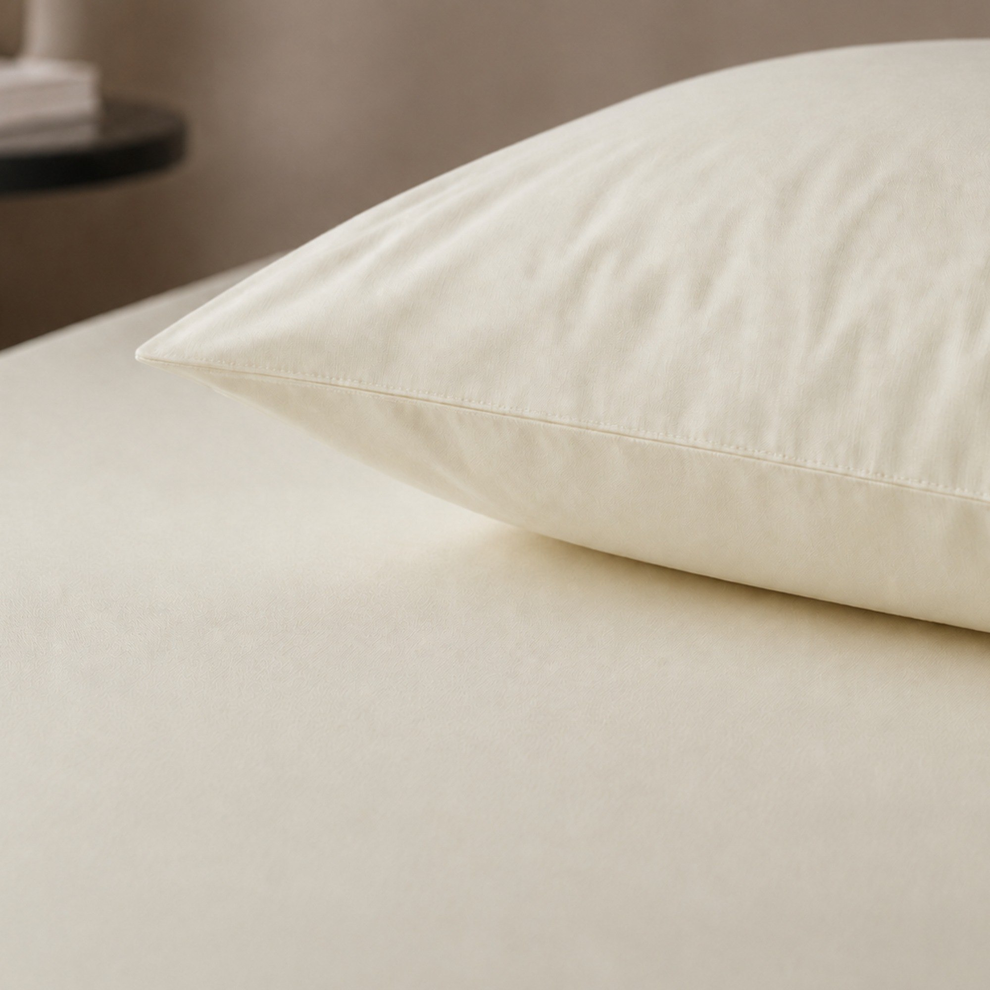 Newport 600 Thread Count 2-Piece Solid Twin Fitted Sheet Set - 120x200+36 cm-hbxhomeware-bedding-fittedsheets-image-3