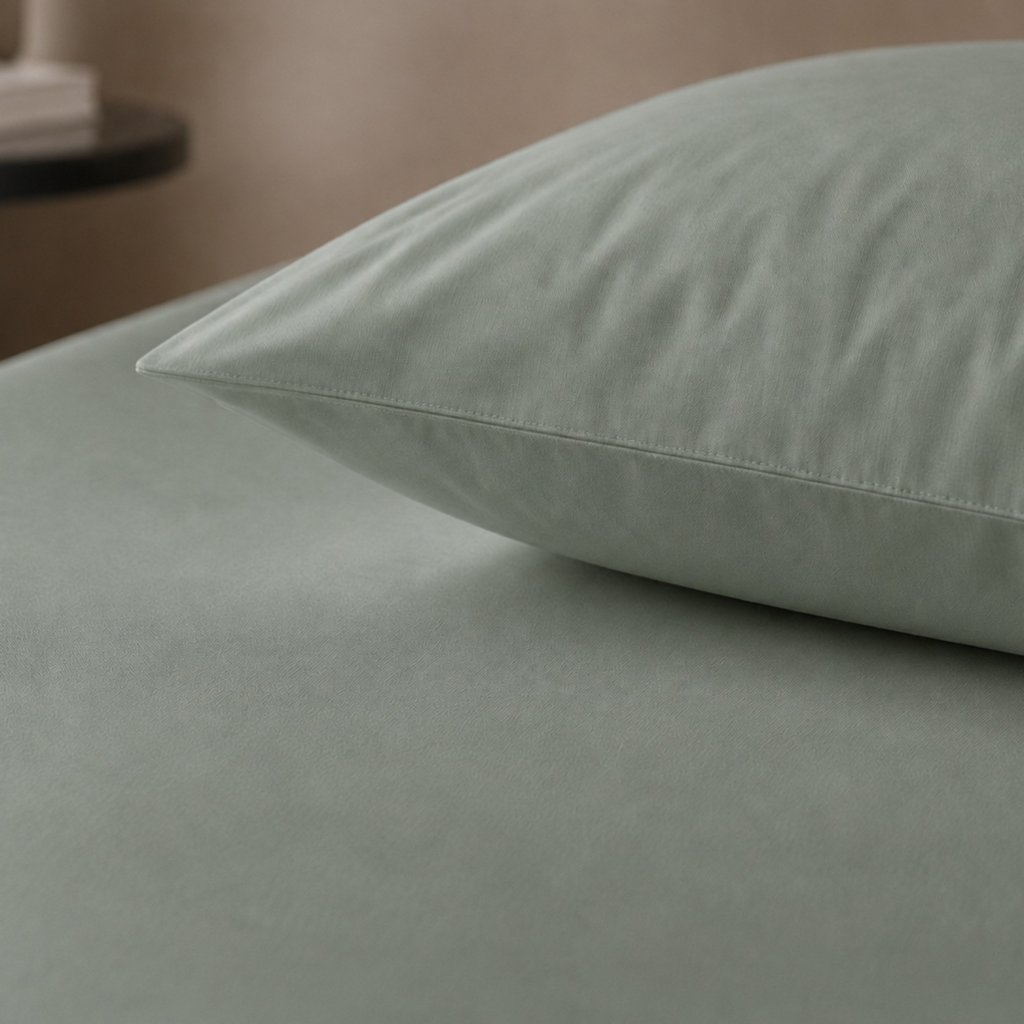 Newport 600 Thread Count 2-Piece Solid Twin Fitted Sheet Set - 120x200+36 cm-hbxhomeware-bedding-fittedsheets-image-3