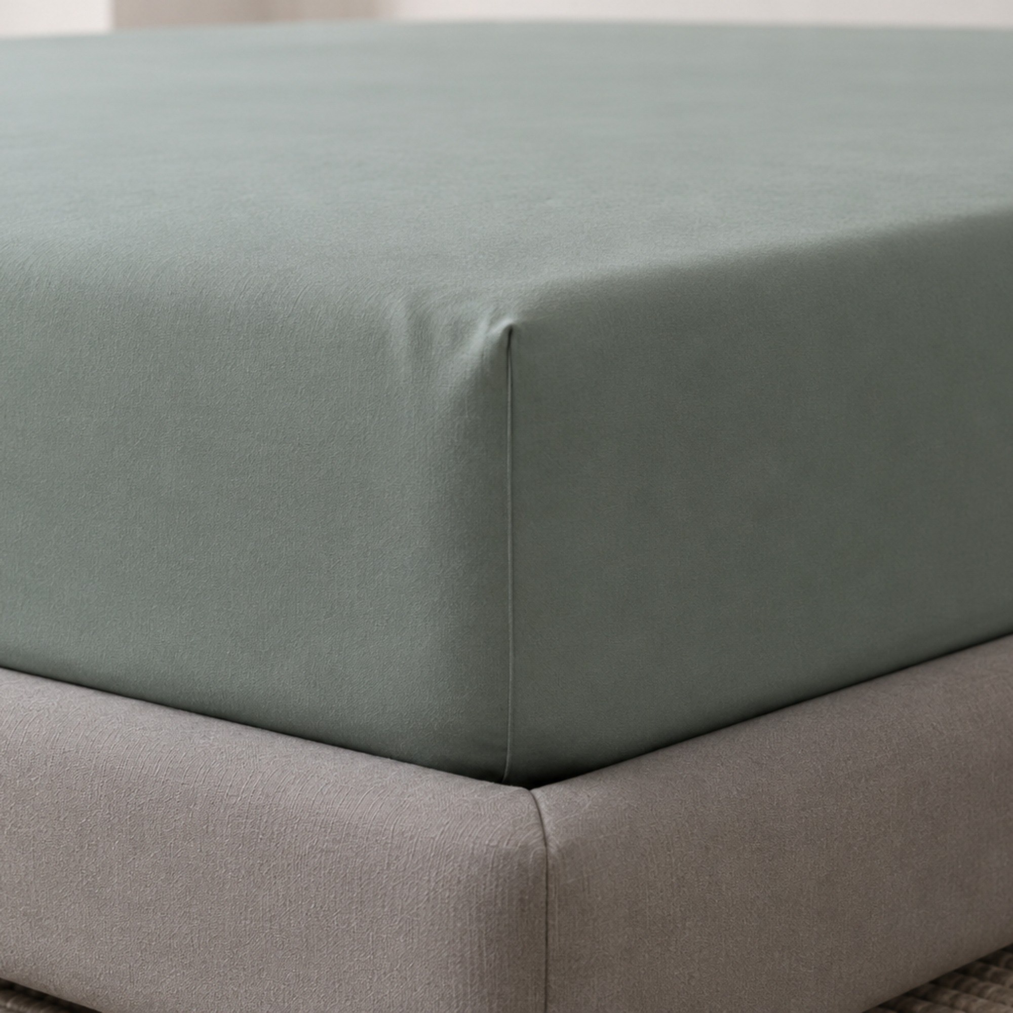 Newport 600 Thread Count 2-Piece Solid Twin Fitted Sheet Set - 120x200+36 cm-hbxhomeware-bedding-fittedsheets-image-5