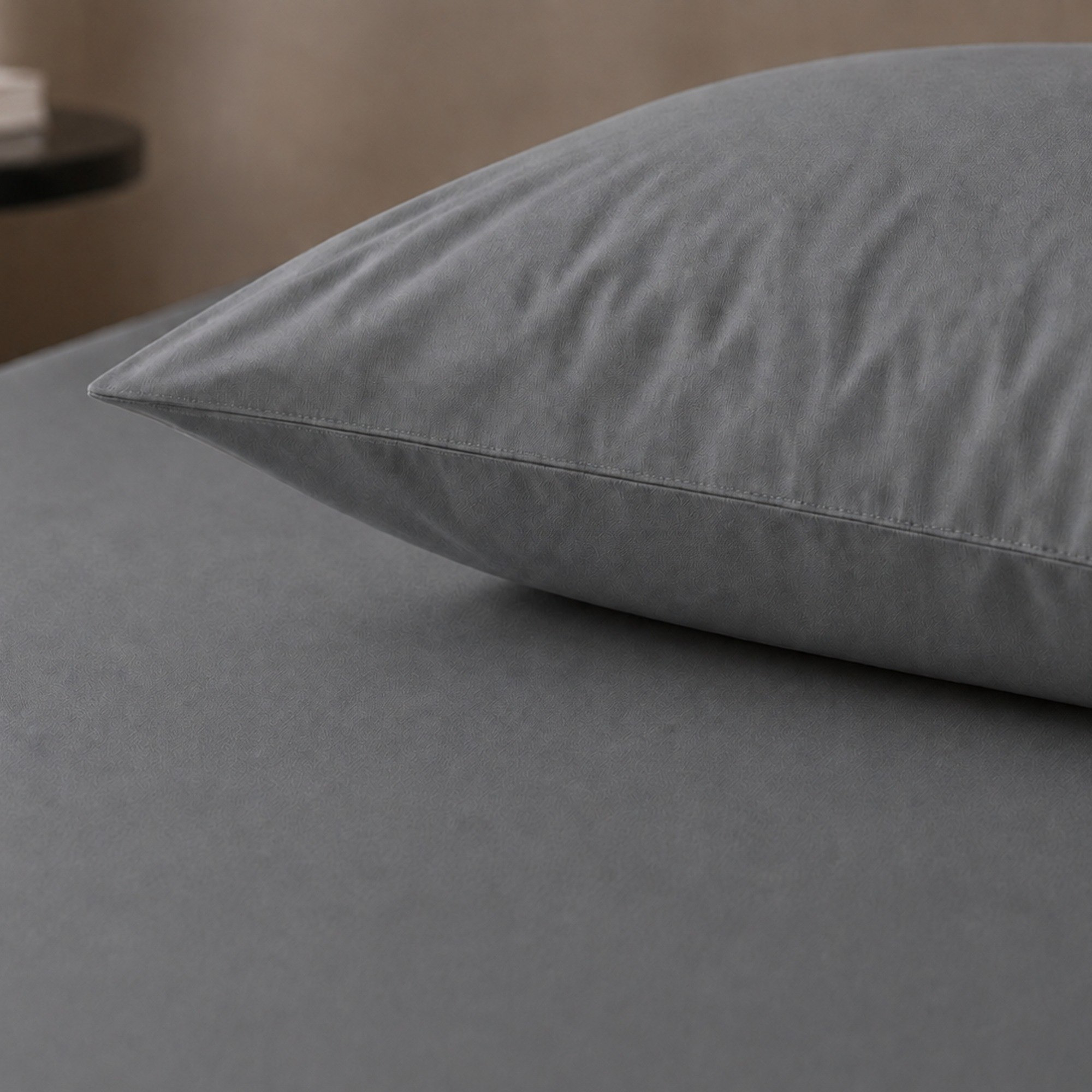 Newport 600 Thread Count 2-Piece Solid Twin Fitted Sheet Set - 120x200+36 cm-hbxhomeware-bedding-fittedsheets-image-3