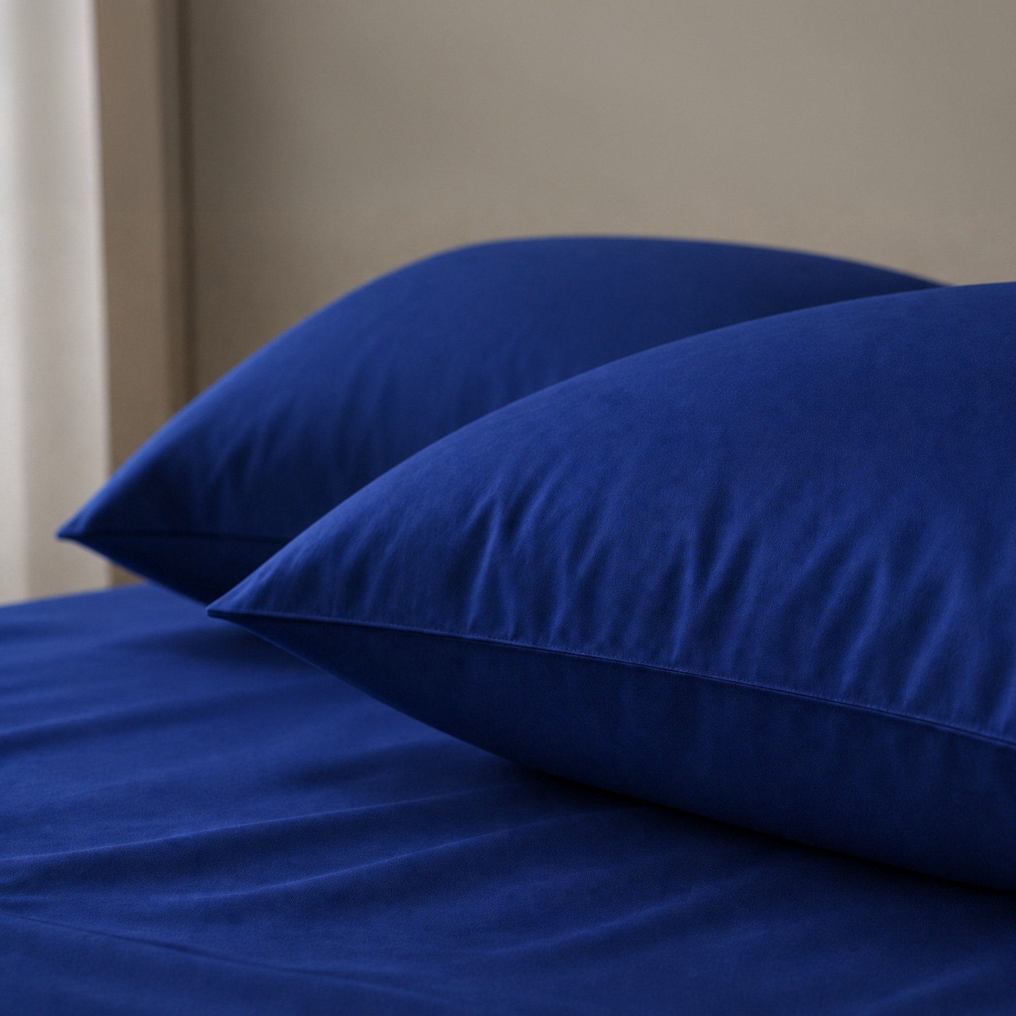 Newport 600 Thread Count 3-Piece Solid Super Queen Fitted Sheet Set - 160x200+36 cm-hbxhomeware-bedding-fittedsheets-image-3