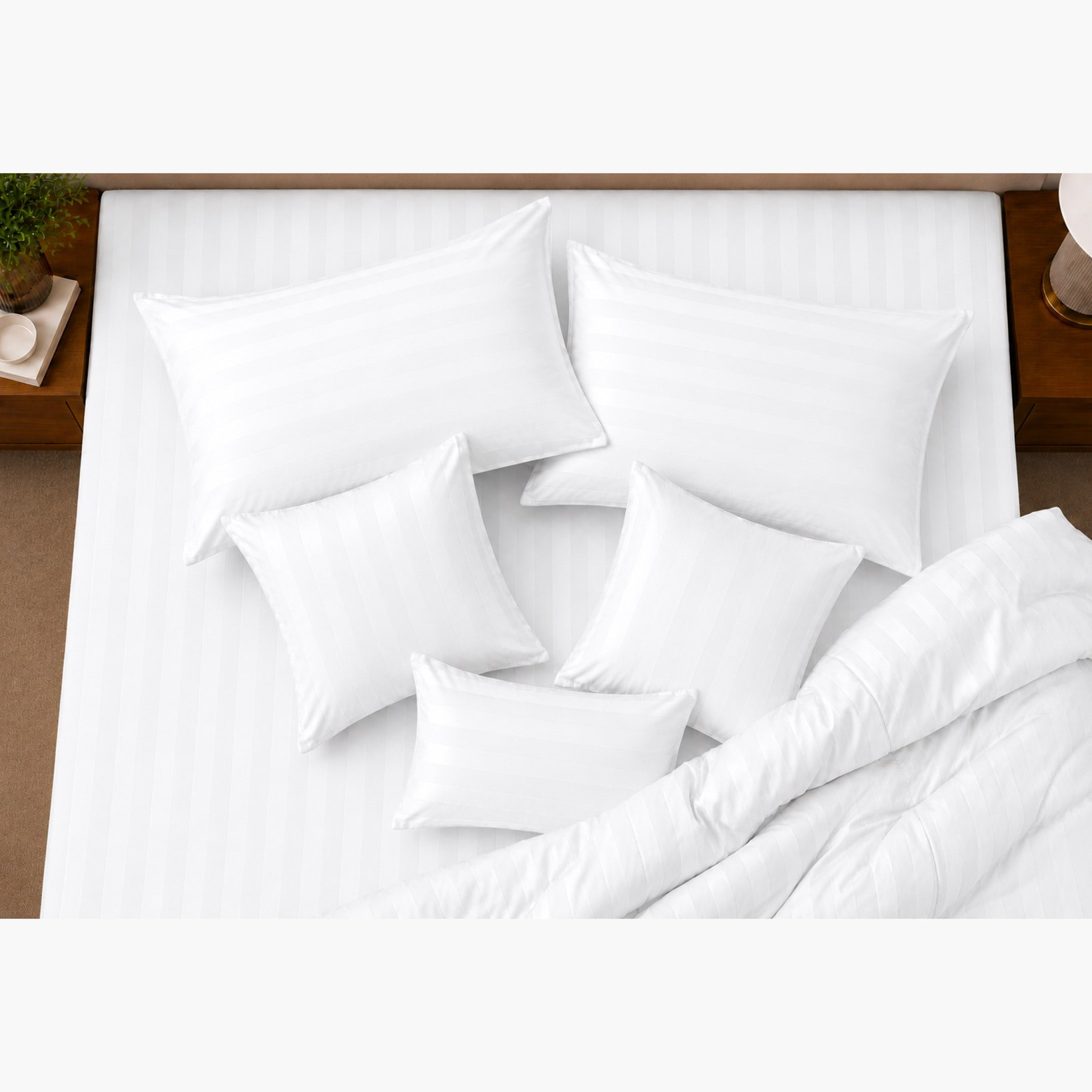 طقم لحاف كينغ بياب 7 قطع بخطوط ساتان وكثافة 600 خيط من نيو بورت، مقاس 220 × 240 سم-hbxhomeware-bedding-bedinabag-image-6