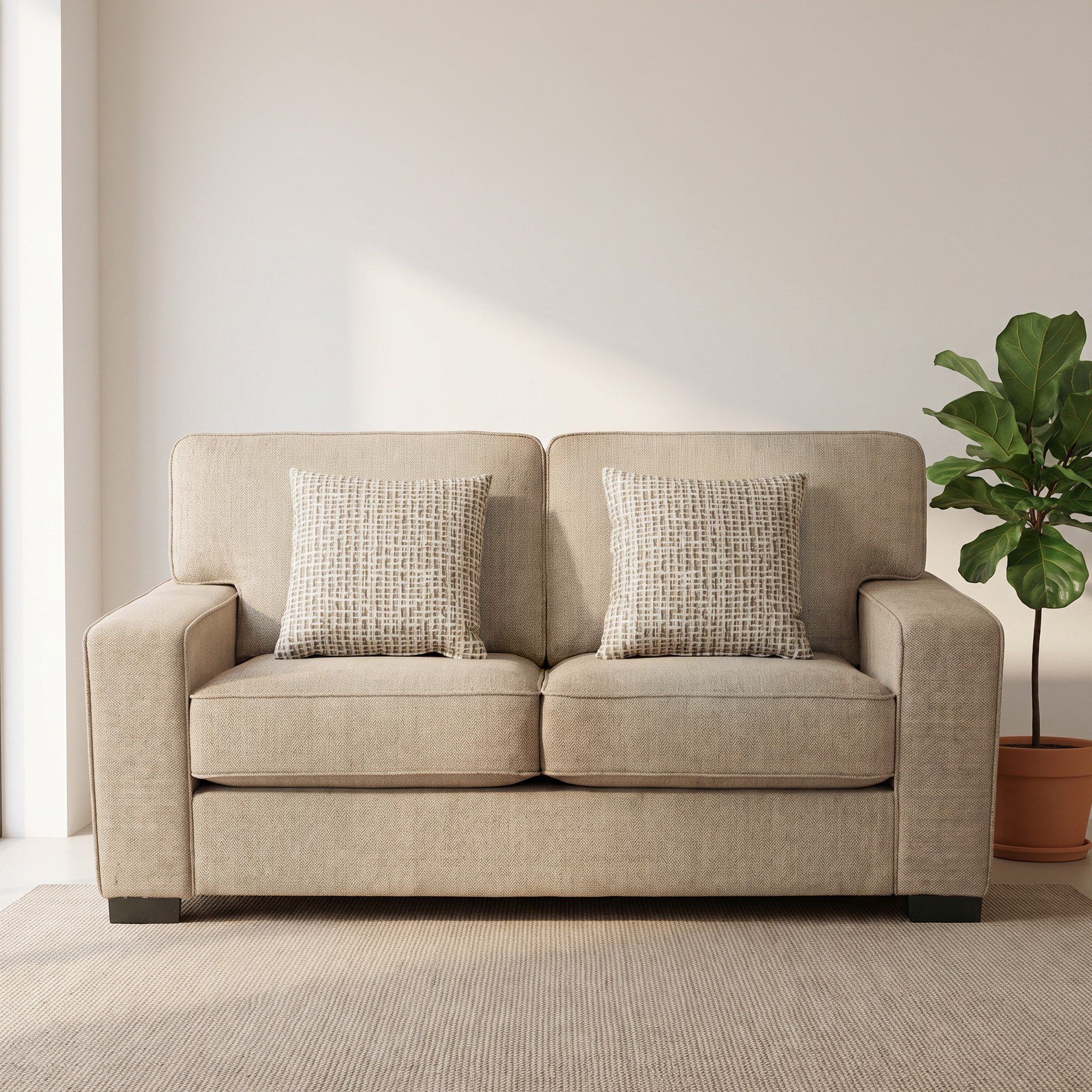 Cannes 2-Seater Fabric Sofa with 2 Cushions-hbxlivingroom-sofasandarmchairs-sofas-image-3