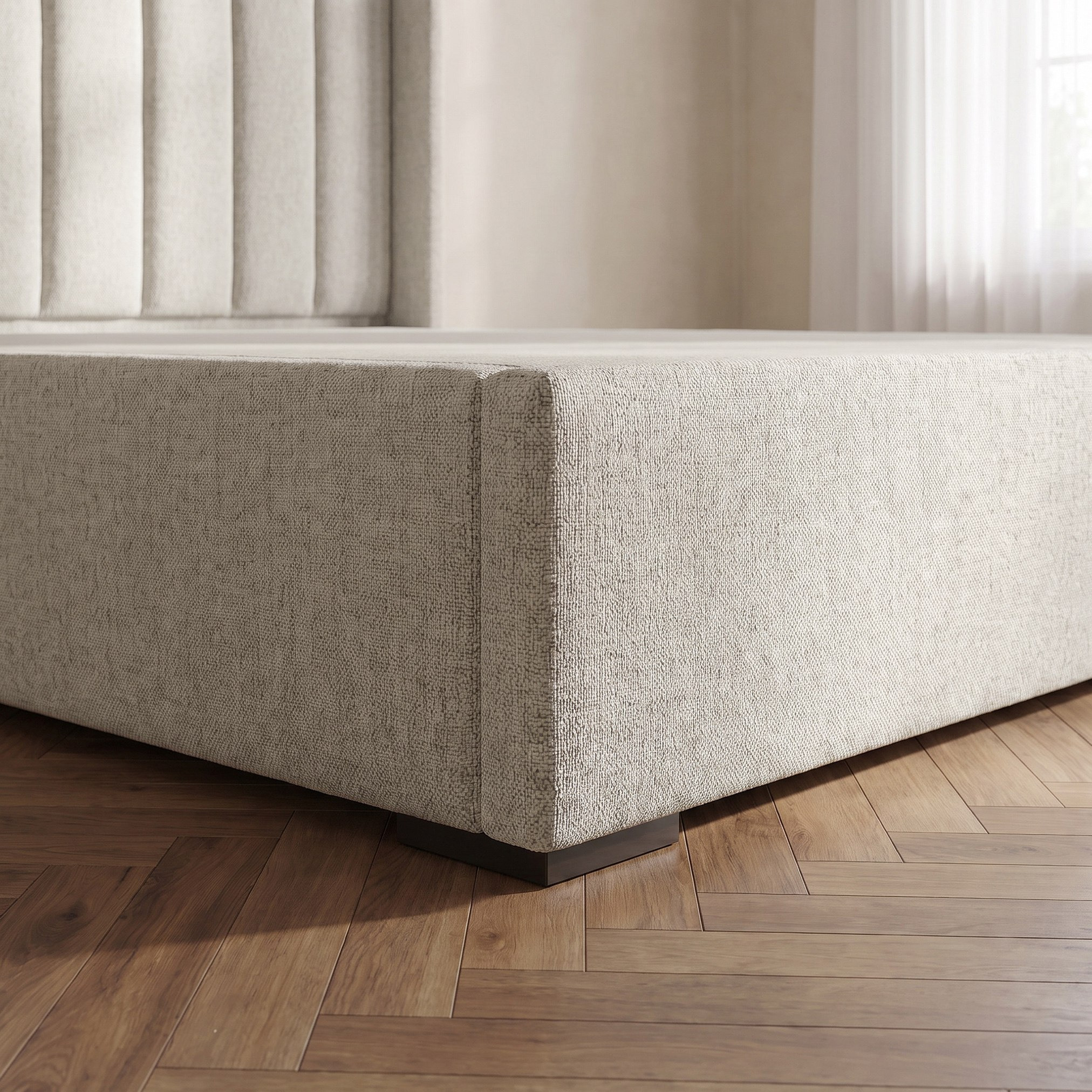 Leonor 5-Piece Upholstered Sintered Stone Top Bedroom Set - 200x200 cm-hbxbedroom-bedsandbedsets-bedroomsets-superking-image-2