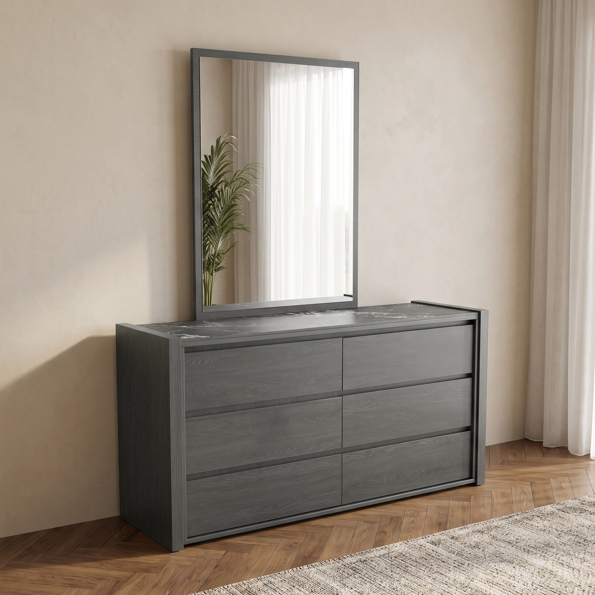 Leonor 5-Piece Upholstered Sintered Stone Top Bedroom Set - 200x200 cm-hbxbedroom-bedsandbedsets-bedroomsets-superking-image-5