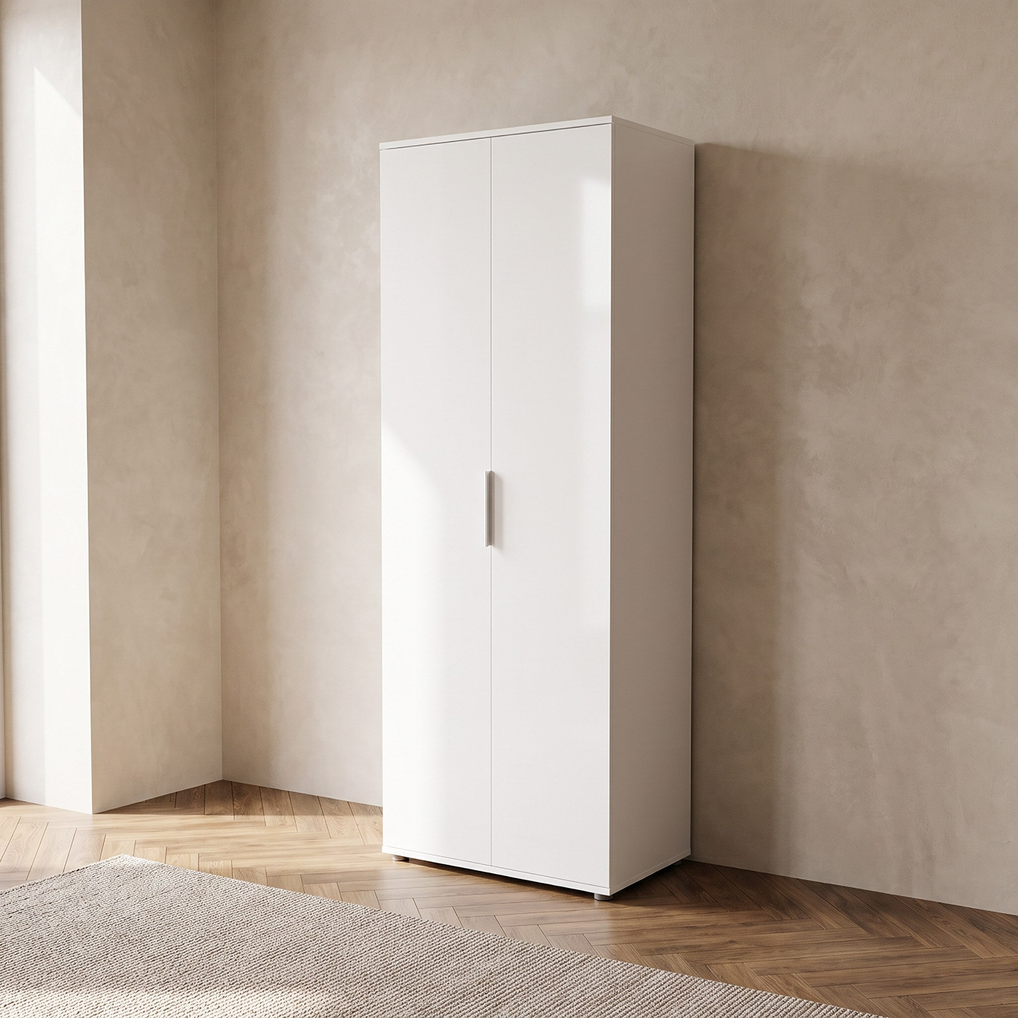 Liberty 33 Pairs 2 Door Shoe Cabinet - Tall-hbxbedroom-shoecabinetsandracks-image-2