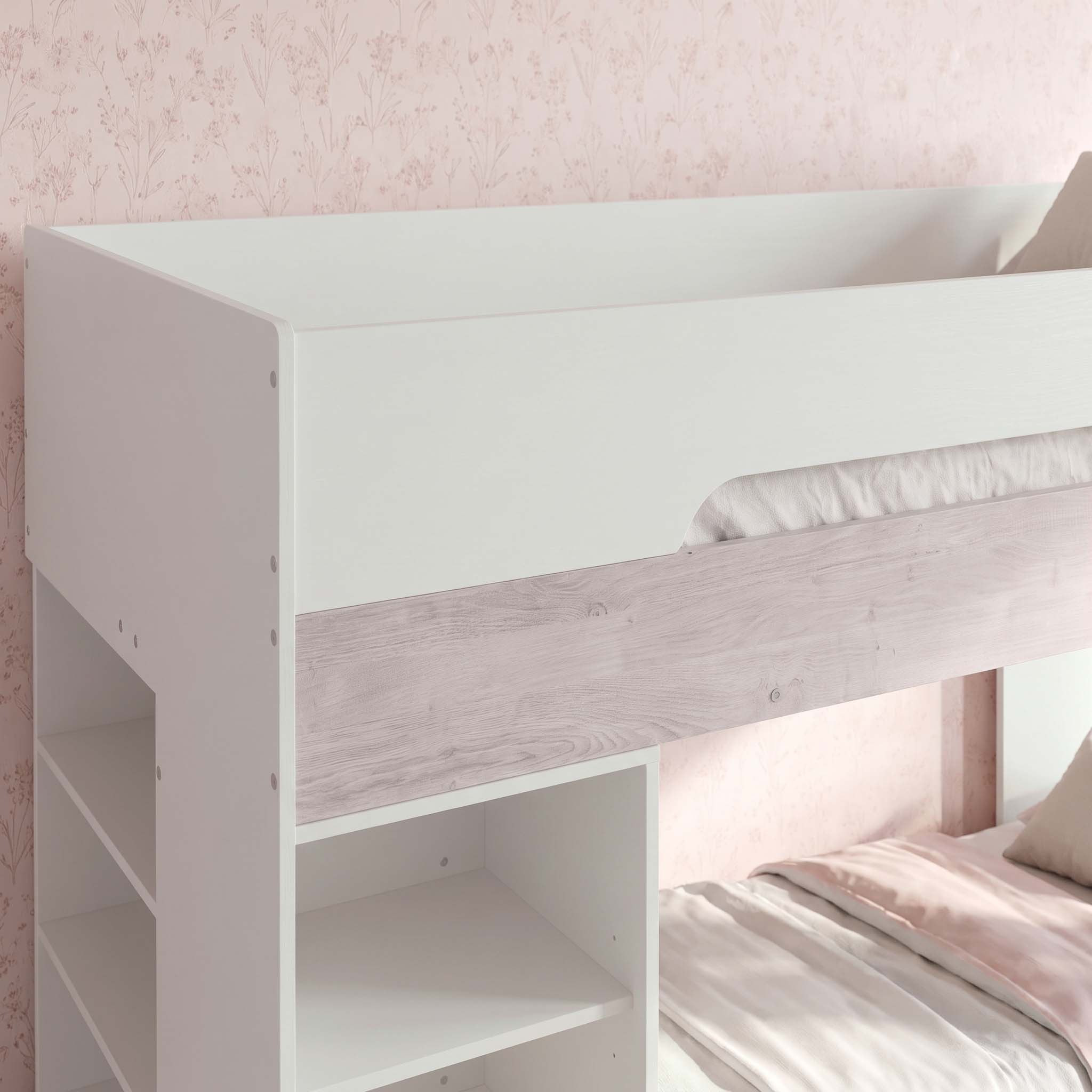 سرير بطابقين مع مساحة تخزين من هالمستاد - 90 × 190 سم-hbxkidsandyouth-bedsandbedsets-bunkbeds-single-image-4