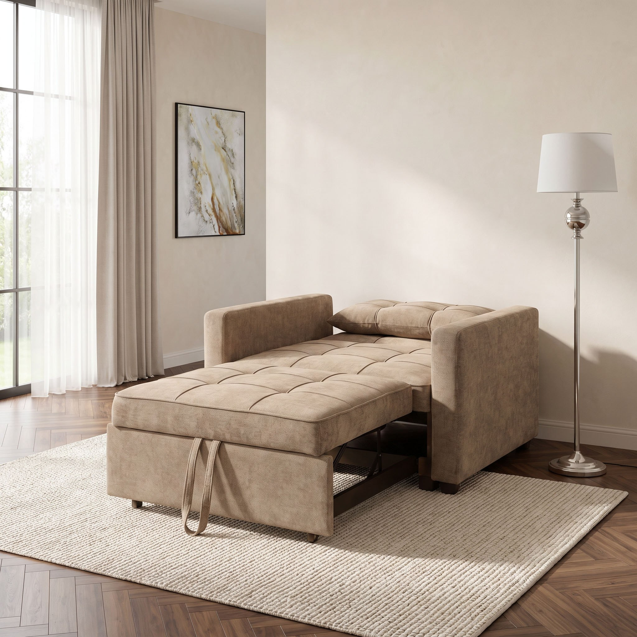 Movo Coda Single Seater Pull-out Fabric Sofabed-hbxfurniture-sofasandarmchairs-sofabeds-image-2