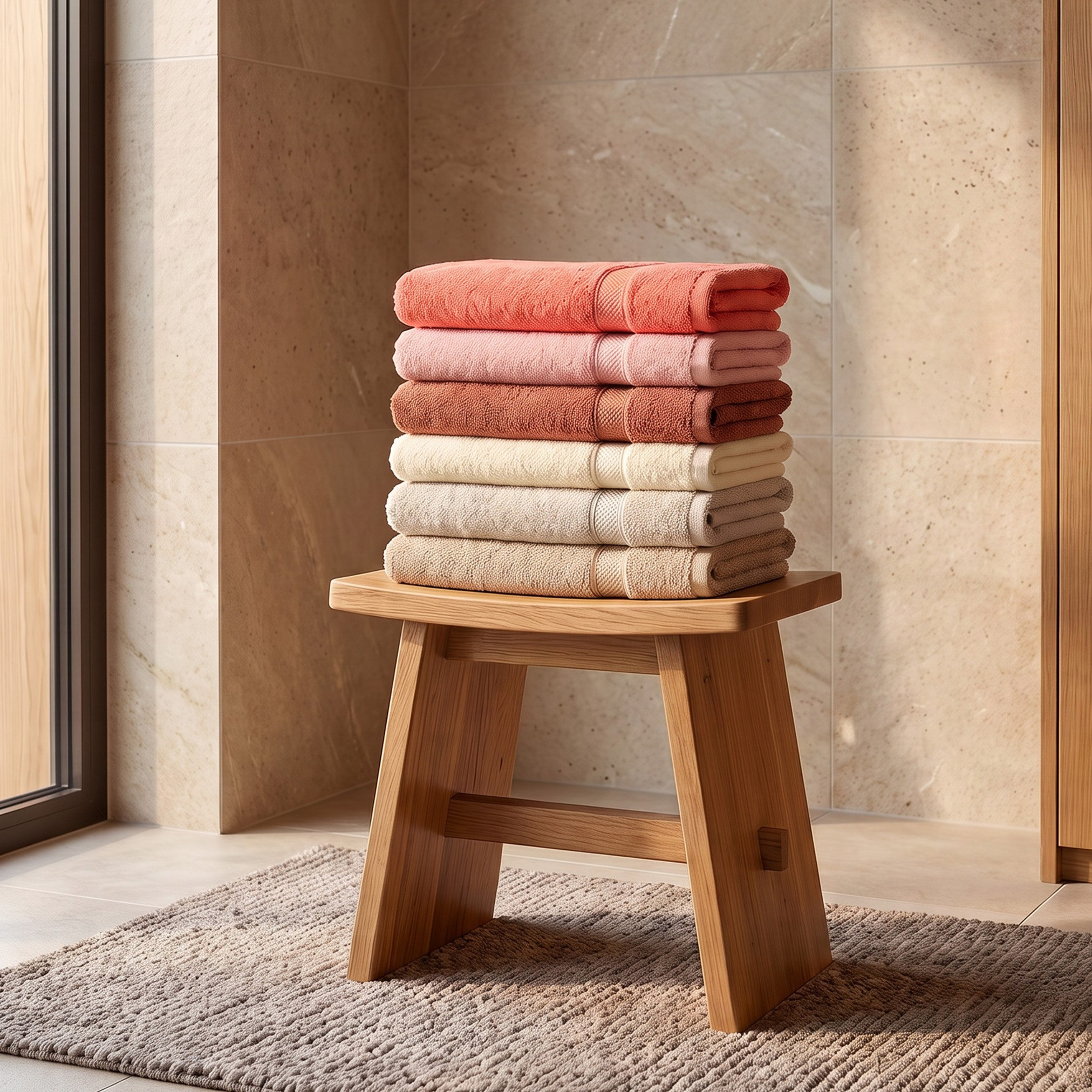 Axis 2-Piece Cotton Bath Towel - 70x140 cm-hbxbathroom-bathroomtextiles-image-4