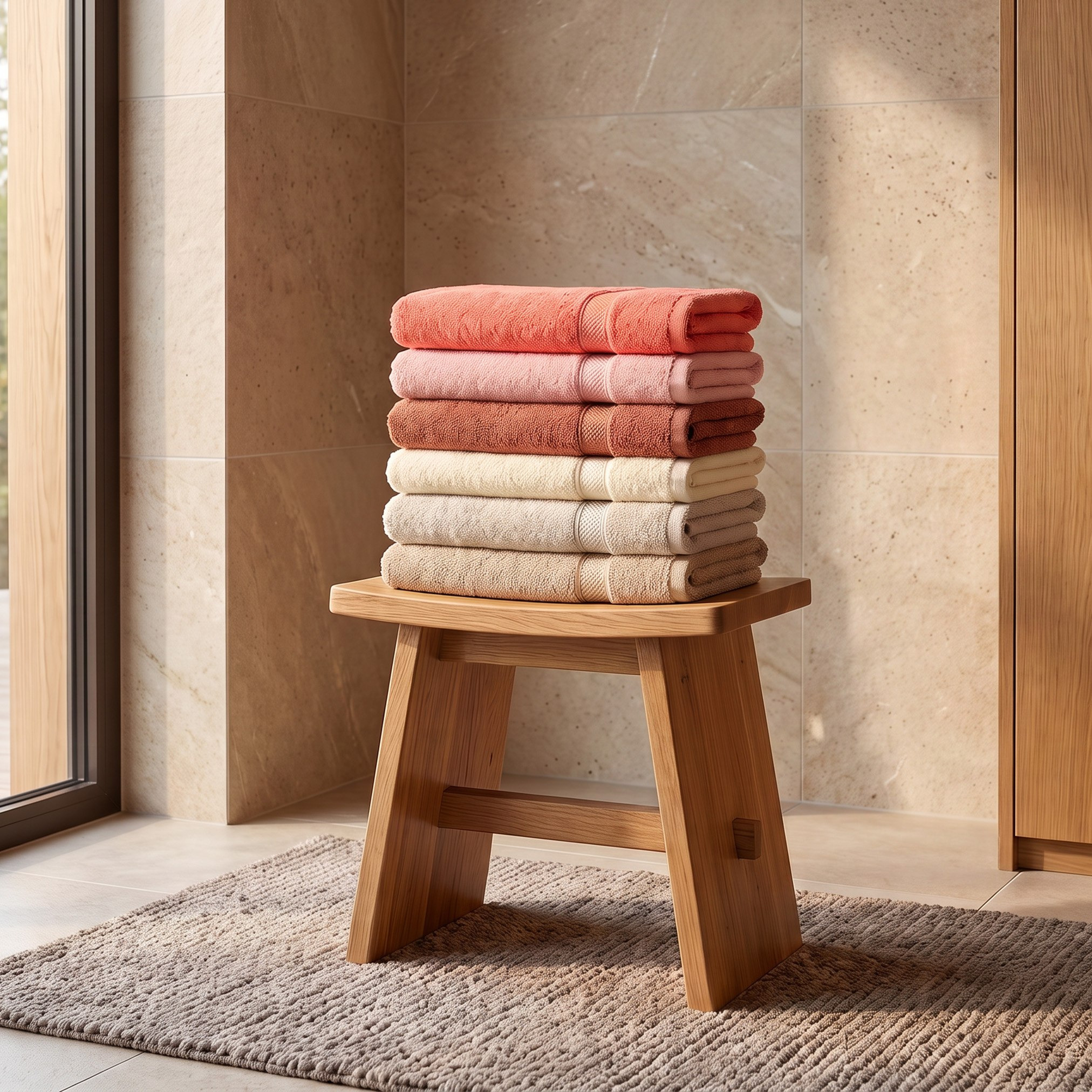 Axis 2-Piece Cotton Bath Towel - 70x140 cm-hbxbathroom-bathroomtextiles-image-4