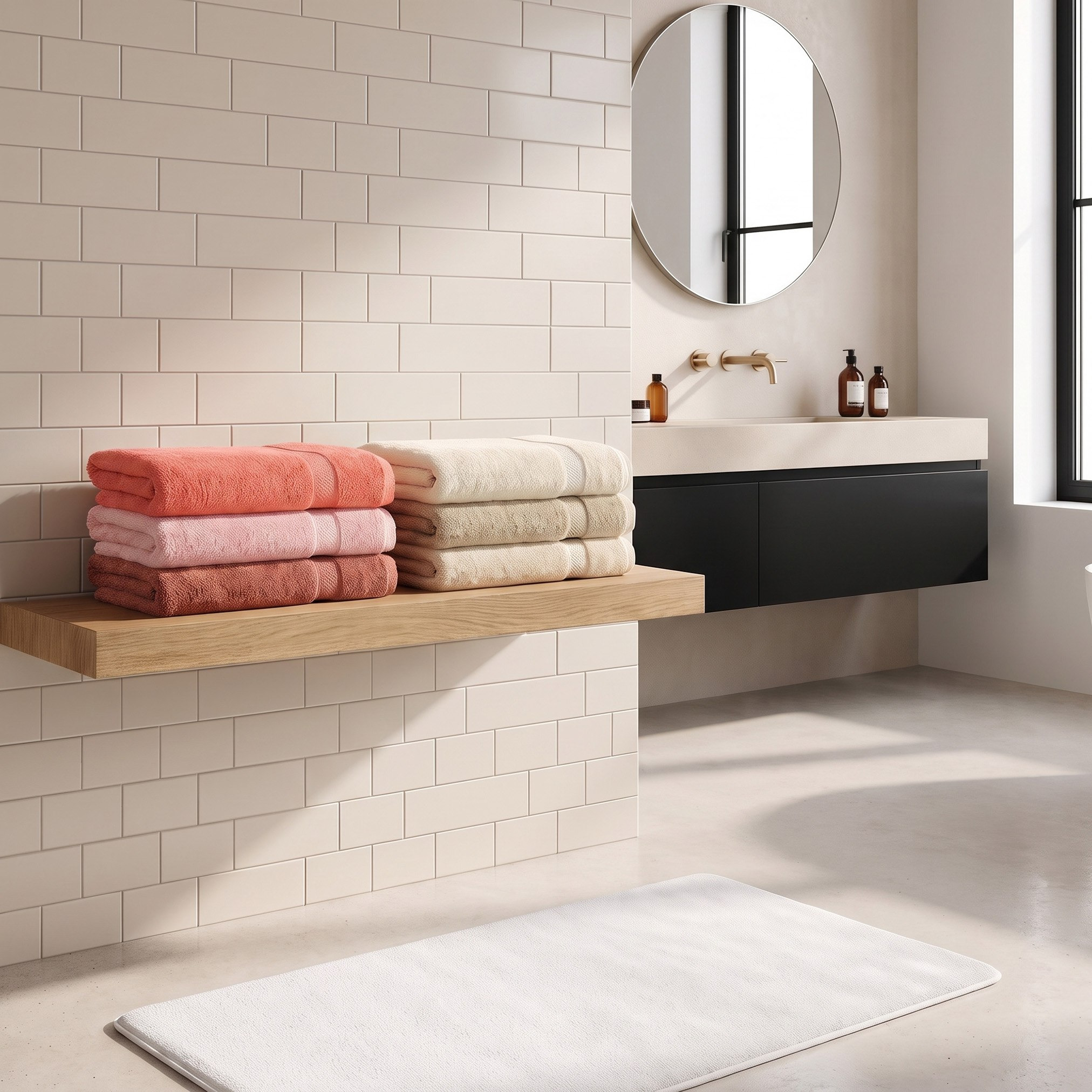 Axis 2-Piece Cotton Bath Towel - 70x140 cm-hbxbathroom-bathroomtextiles-image-5