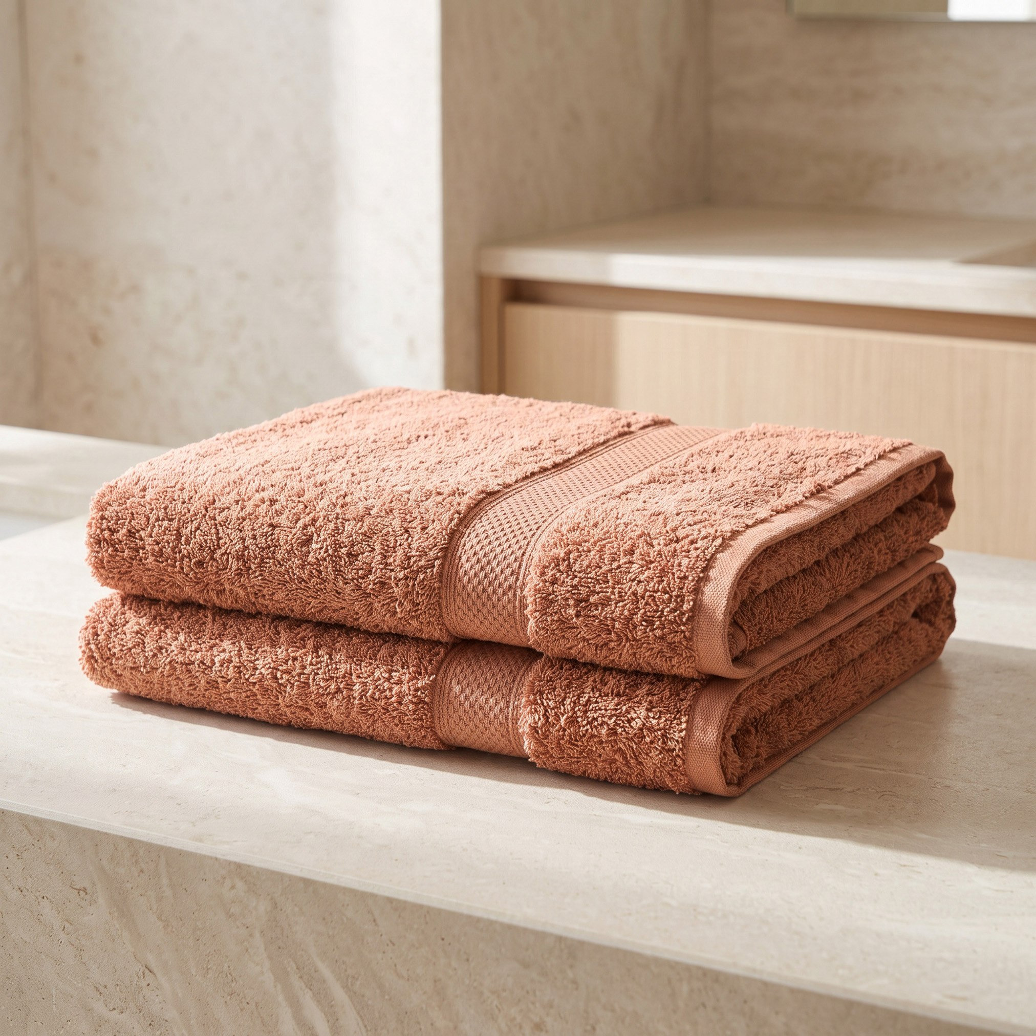 Axis 2-Piece Cotton Bath Towel - 70x140 cm-hbxbathroom-bathroomtextiles-image-1