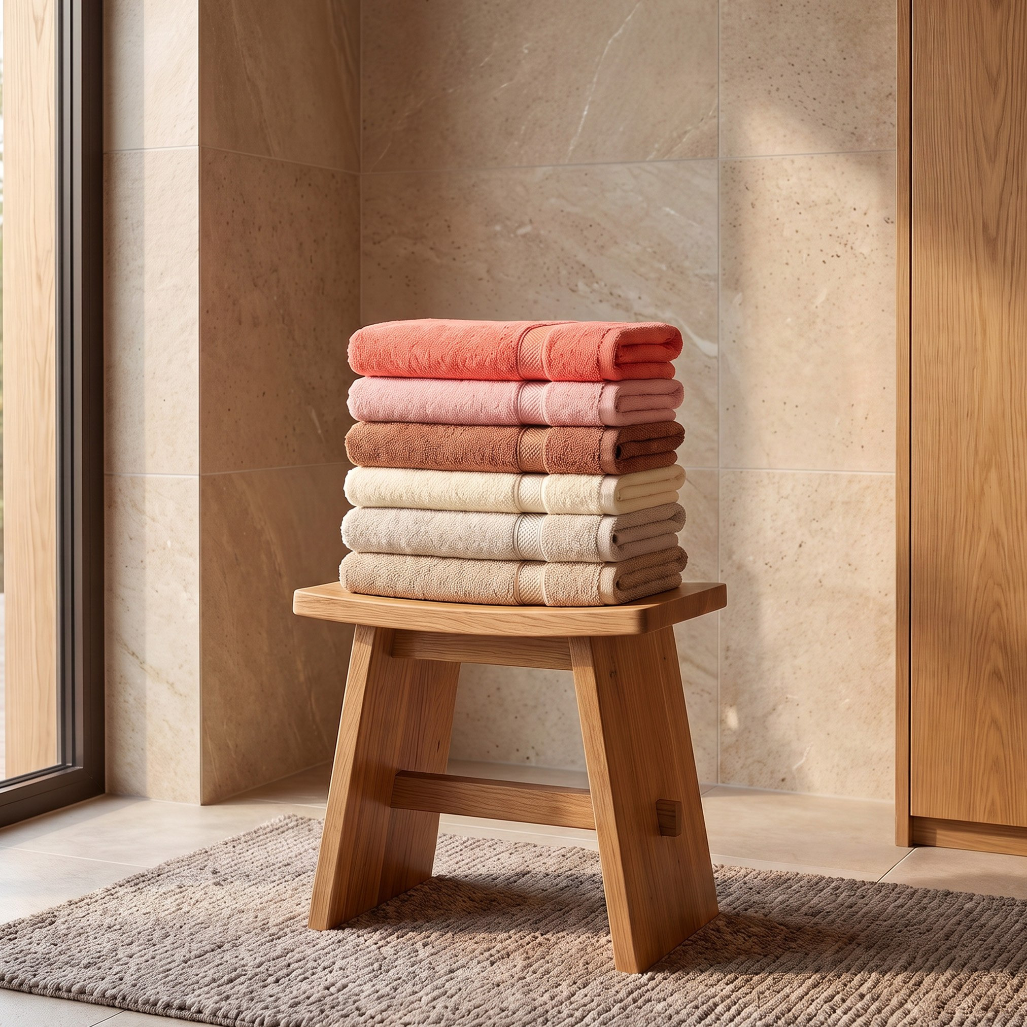 Axis 2-Piece Cotton Bath Towel - 70x140 cm-hbxbathroom-bathroomtextiles-image-4