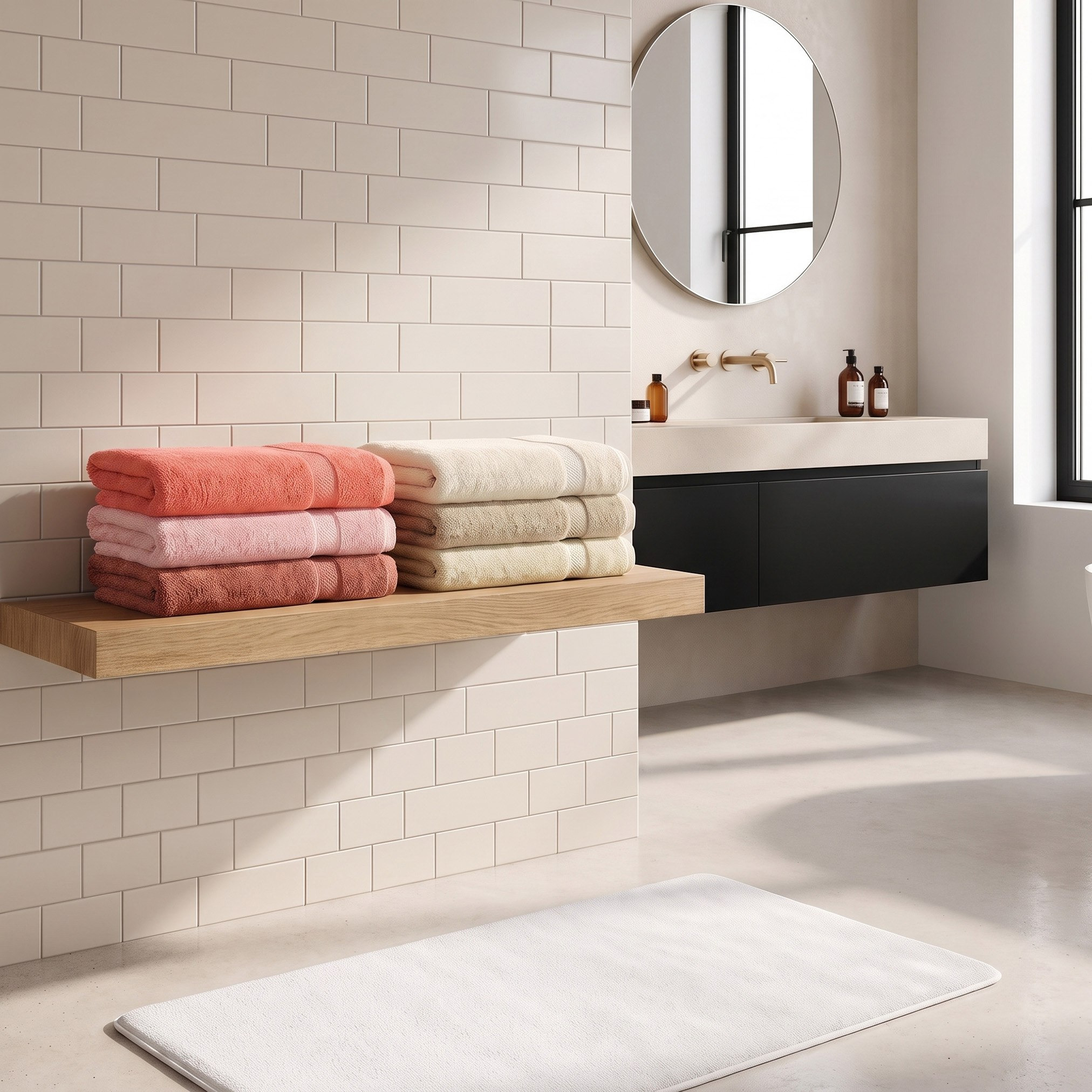 Axis 2-Piece Cotton Bath Towel - 70x140 cm-hbxbathroom-bathroomtextiles-image-4