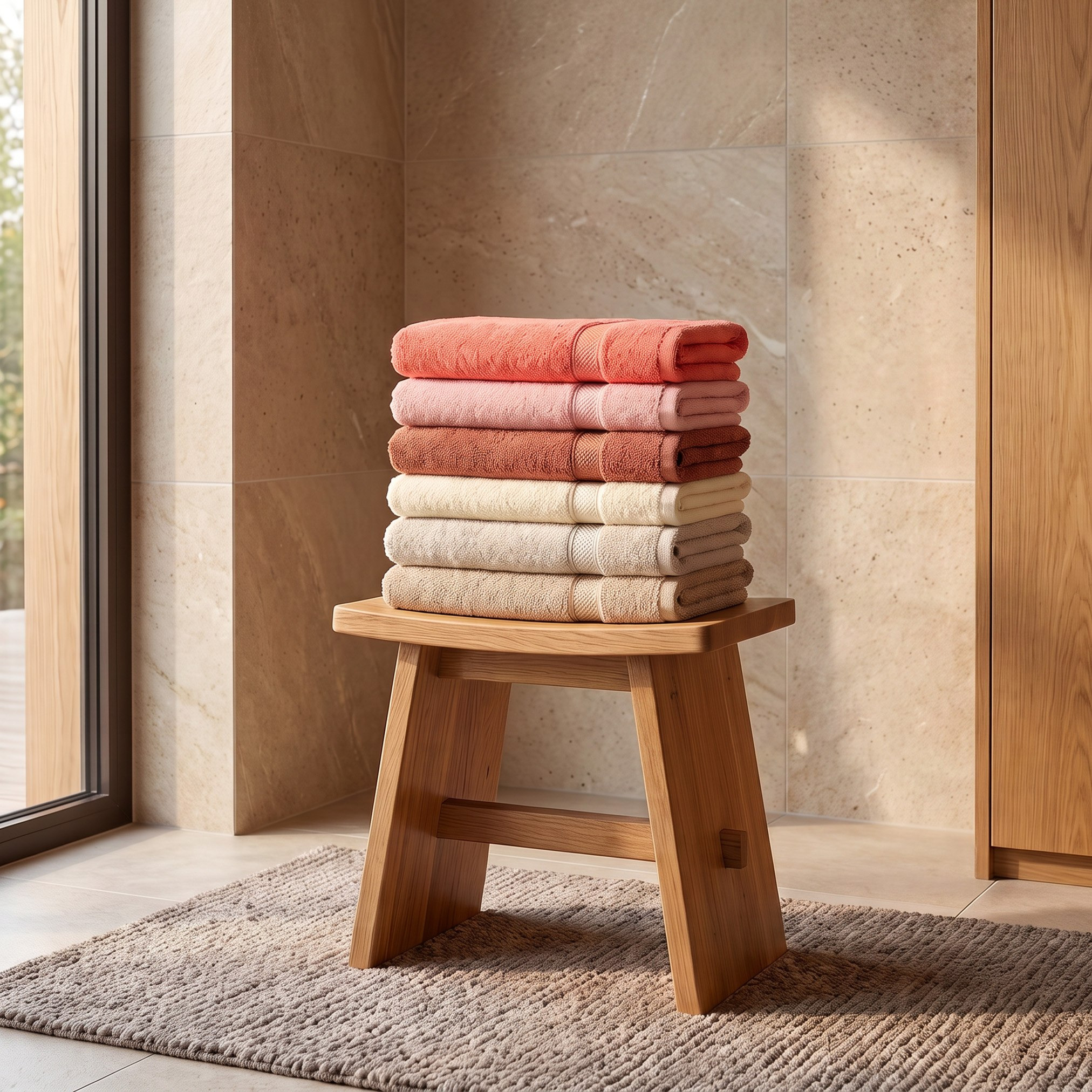 Axis 2-Piece Cotton Bath Towel - 70x140 cm-hbxbathroom-bathroomtextiles-image-5