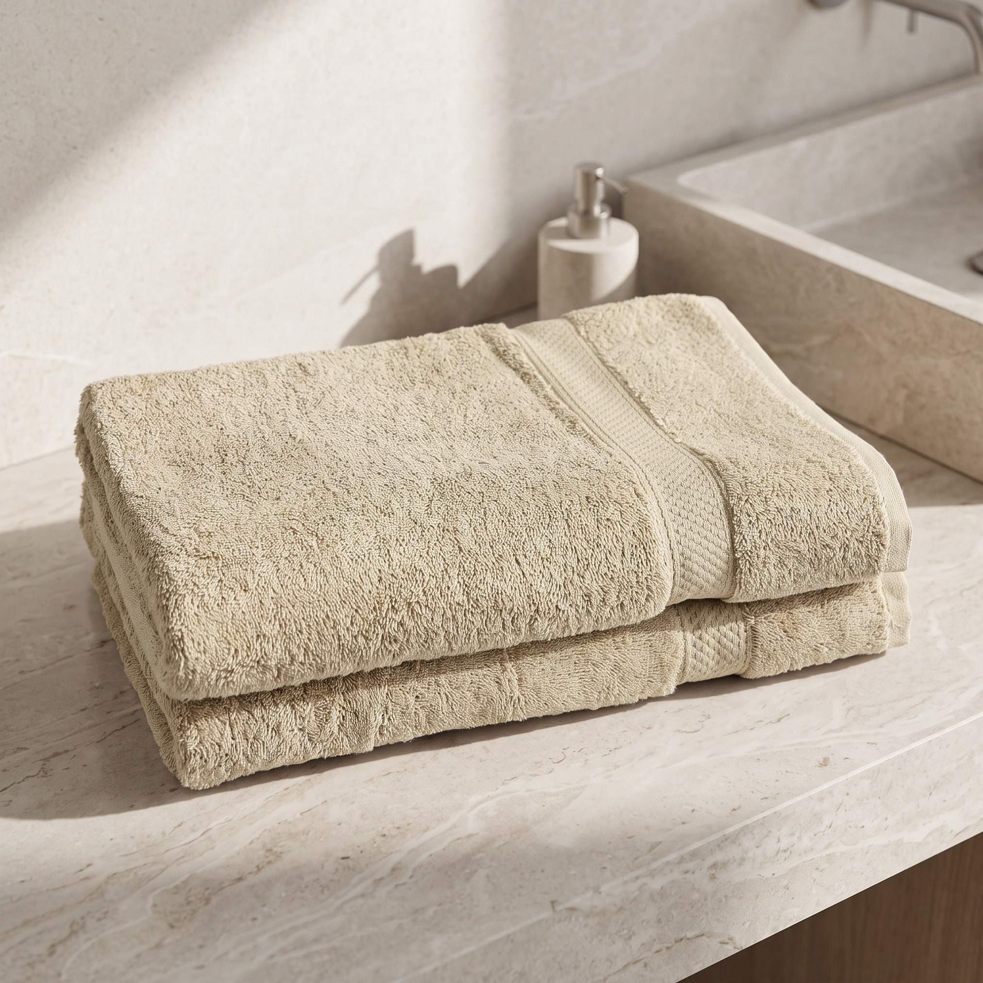 Axis 2-Piece Cotton Bath Towel - 70x140 cm-hbxbathroom-bathroomtextiles-image-1