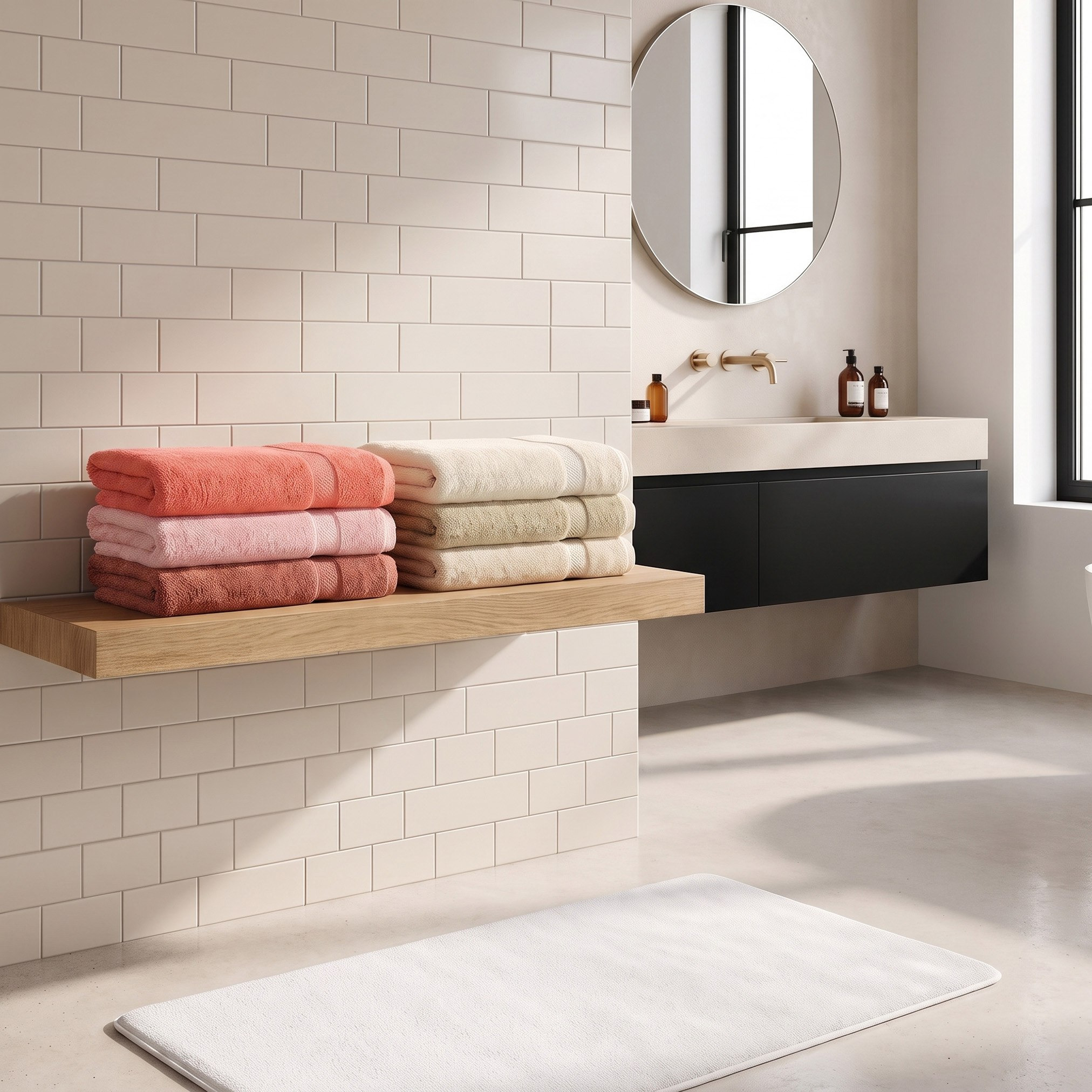 Axis 2-Piece Cotton Bath Towel - 70x140 cm-hbxbathroom-bathroomtextiles-image-5
