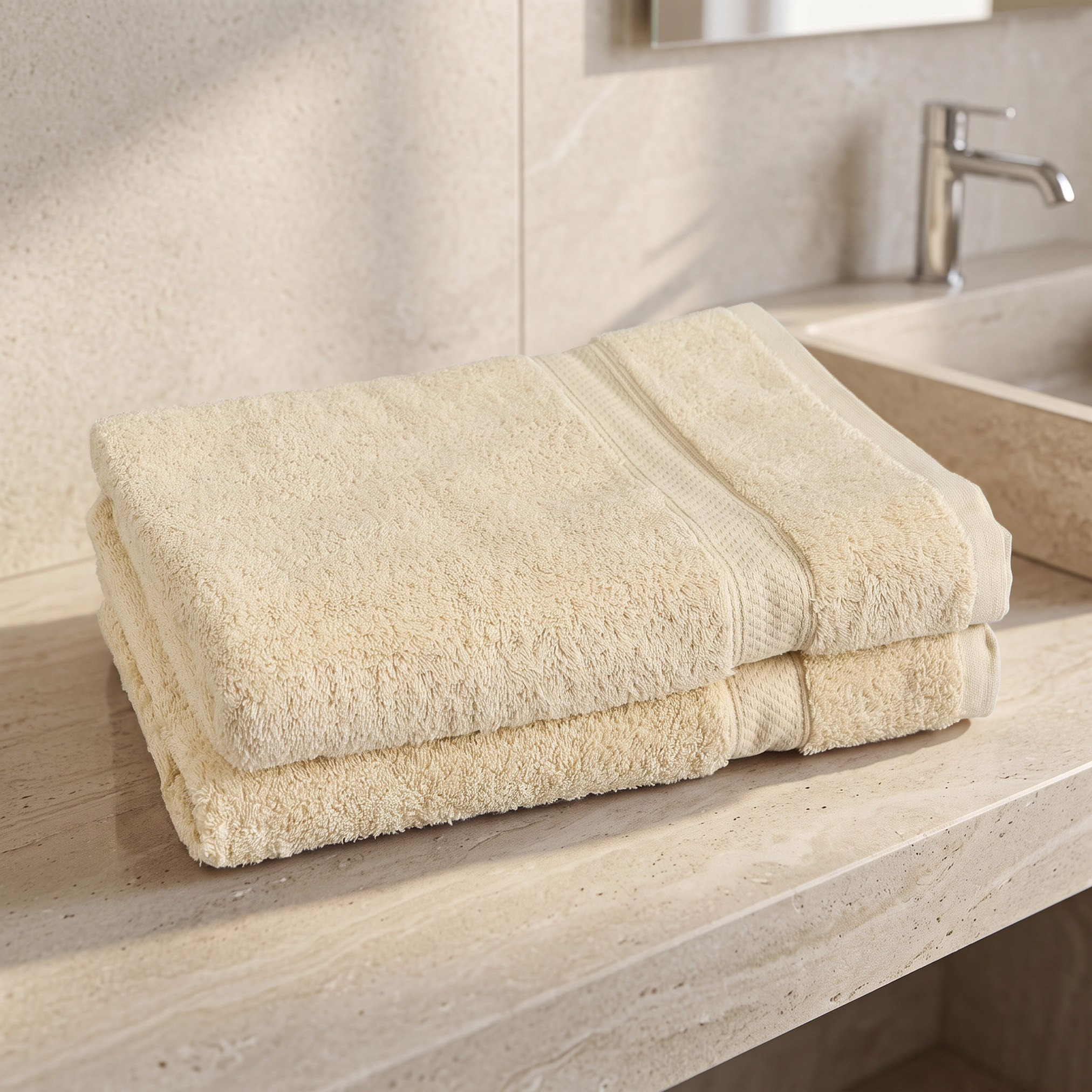 Axis 2-Piece Cotton Bath Towel - 70x140 cm-hbxbathroom-bathroomtextiles-image-1