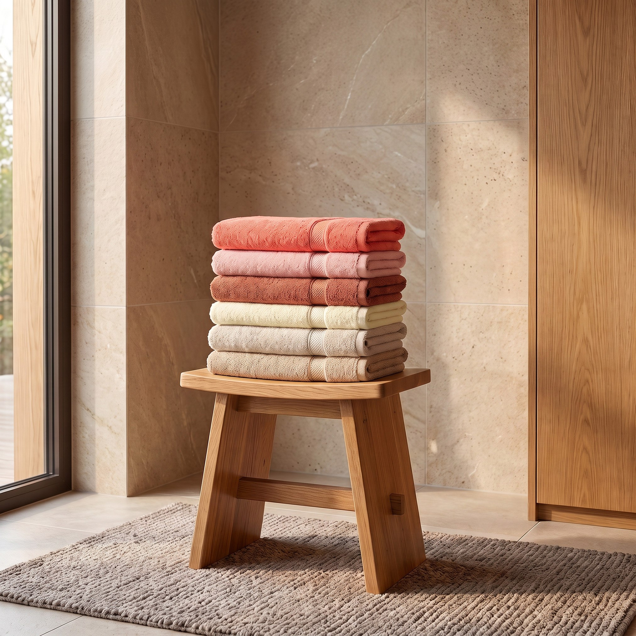 Axis 2-Piece Cotton Bath Towel - 70x140 cm-hbxbathroom-bathroomtextiles-image-4