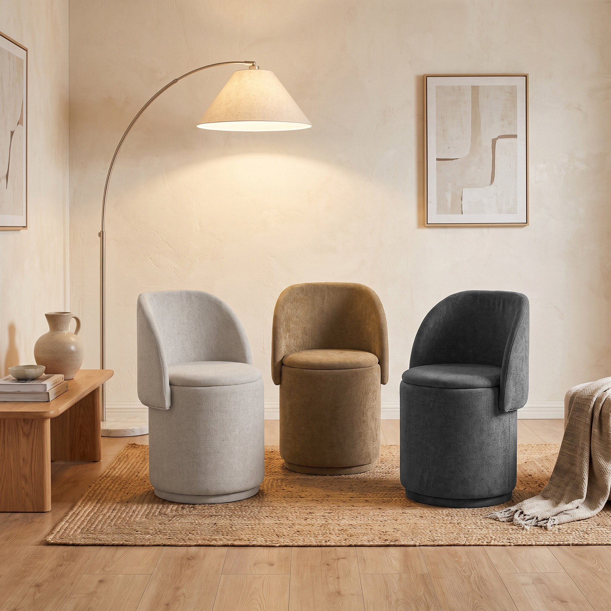 مقعد عثماني قماشي بمسند ظهر دوار ومساحة تخزين من كارلتون-hbxlivingroom-sofasandarmchairs-ottomansandfootstools-image-9