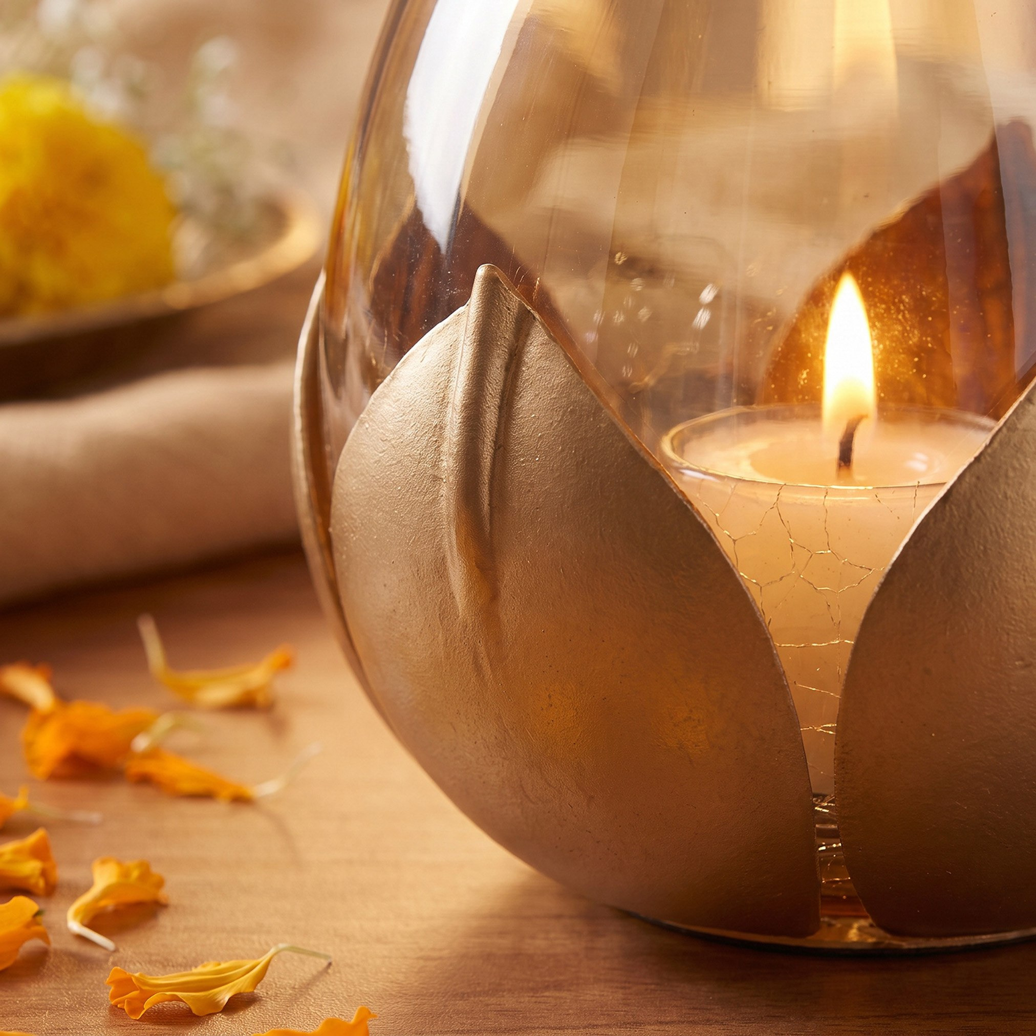 حامل شموع رفيعة جامبو من نيرا - 13 × 13 × 11.5 سم-hbxdiningroom-decorandaccessories-candleholders-image-4