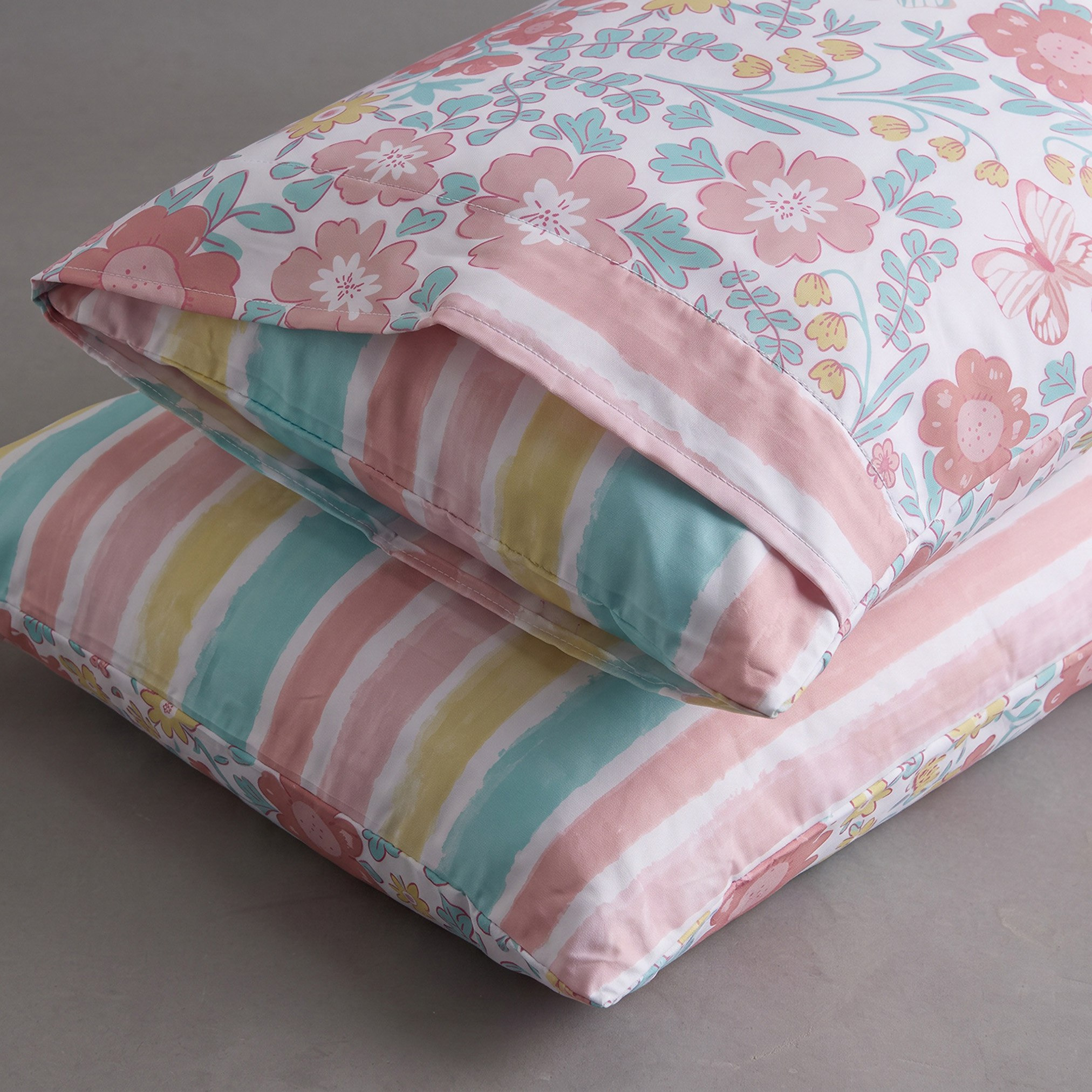 طقم لحاف ألياف دقيقة مقاس فردي قطعتين من فلاترباي ميدوز - 135x220 سم-hbxkidsandyouth-beddingandfurnishings-comfortersets-image-3