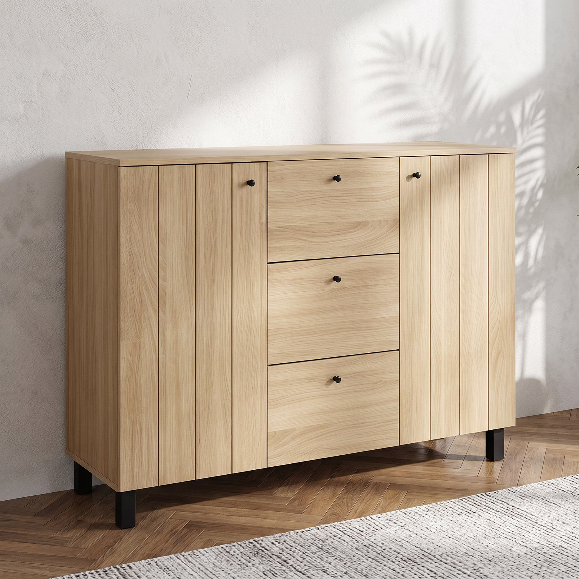 خزانة جانبية ببابين و3 أدراج من أوكيارد إدموند-hbxfurniture-diningroom-buffetsandsideboards-image-2