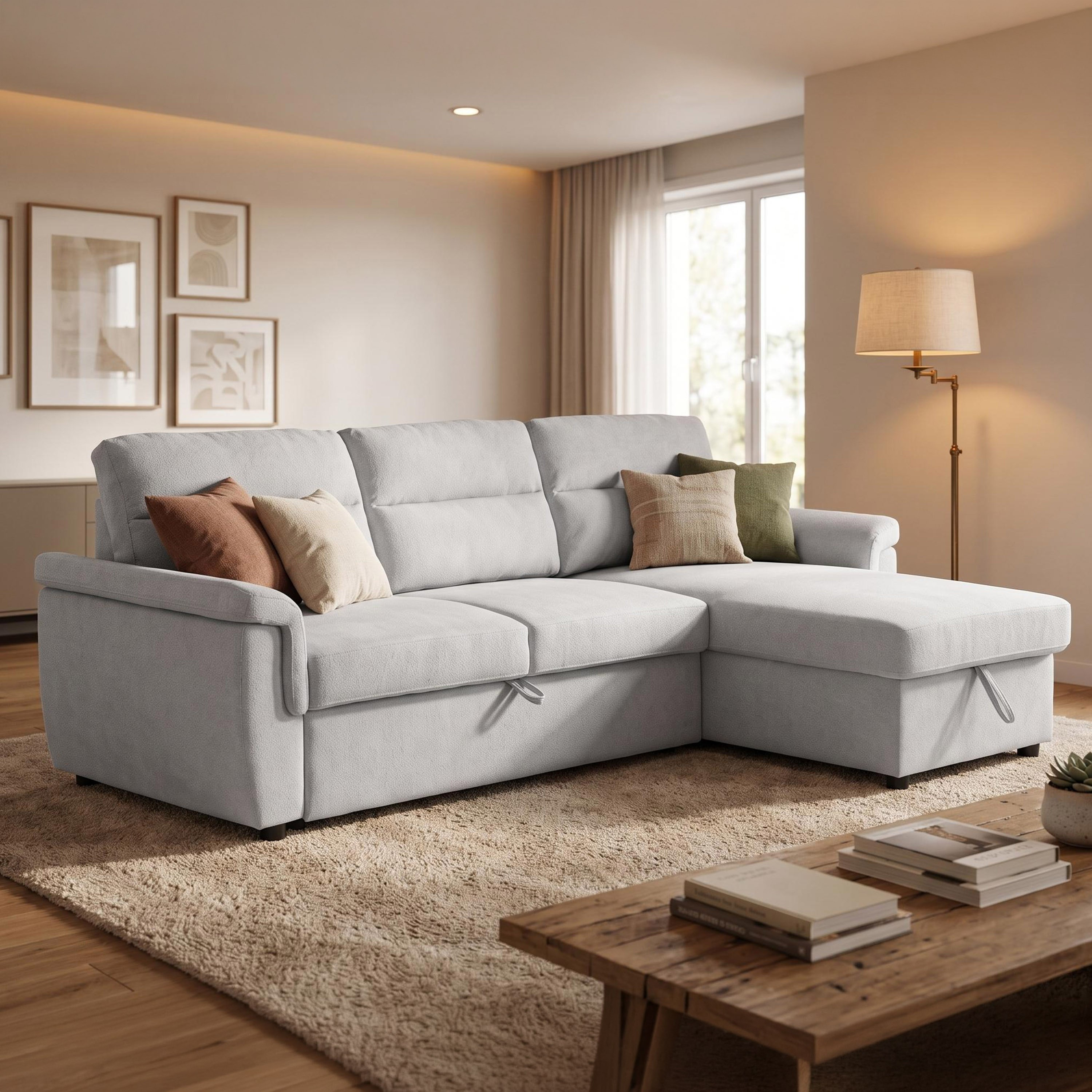 كنبة سرير ركنية قماش قابلة للعكس بـ3 مقاعد ومساحة تخزين من ديلانو-hbxfurniture-sofasandarmchairs-sofabeds-image-1