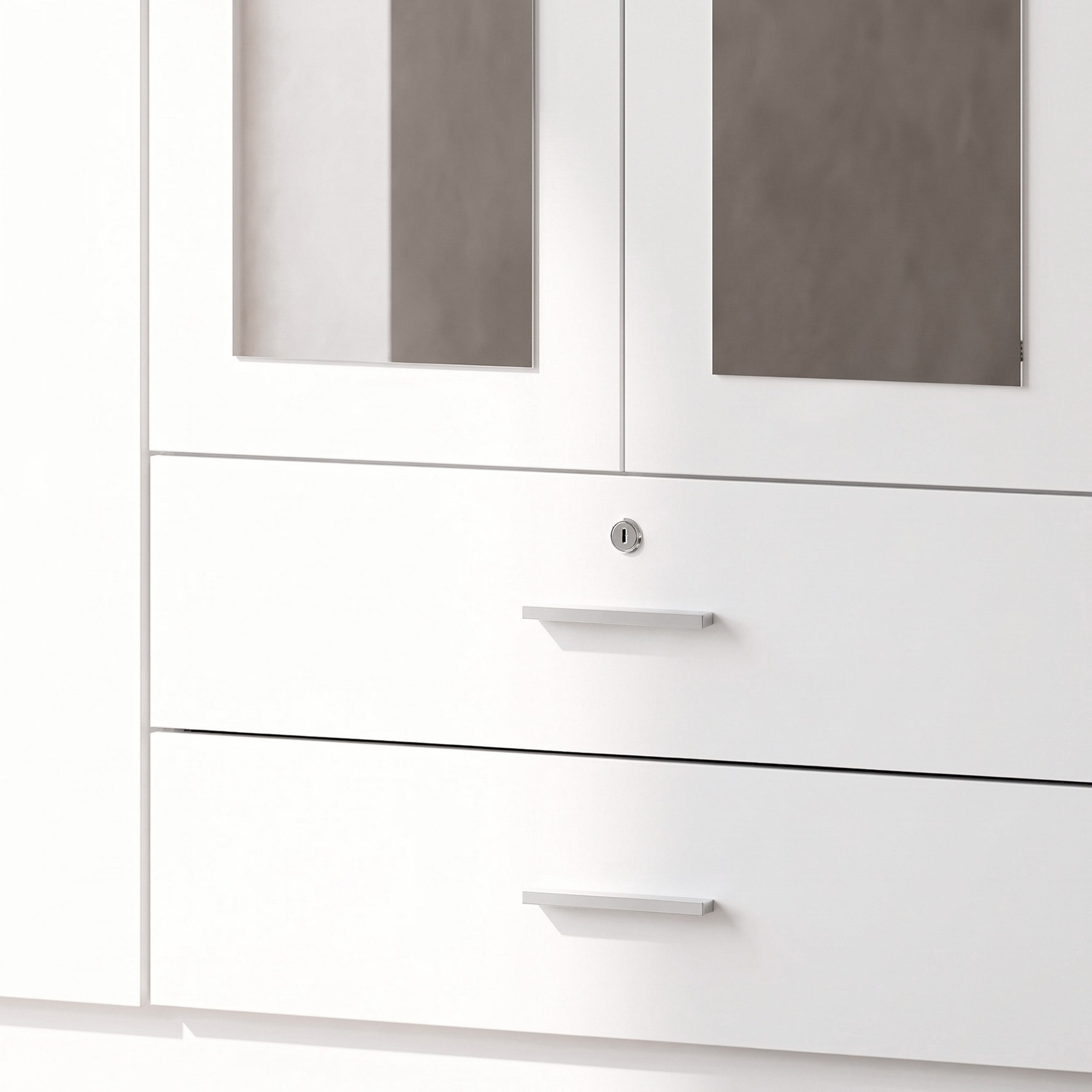 خزانة ملابس 6 أبواب مع 2 درج قابل للقفل ومرآة لاسيرو من موڤو-hbxfurniture-wardrobes-image-6