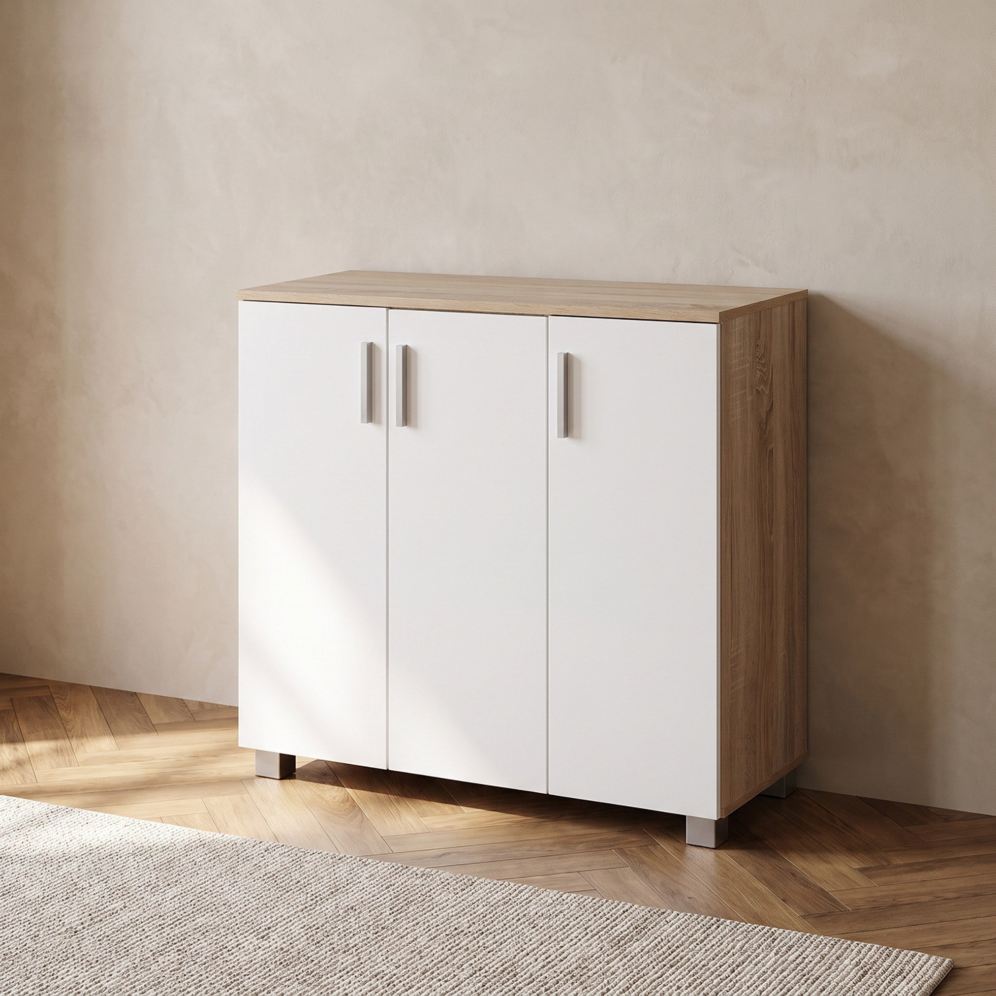 Movo Coda Patara 18 Pairs 3 Door Shoe Cabinet-hbxbedroom-shoecabinetsandracks-image-2