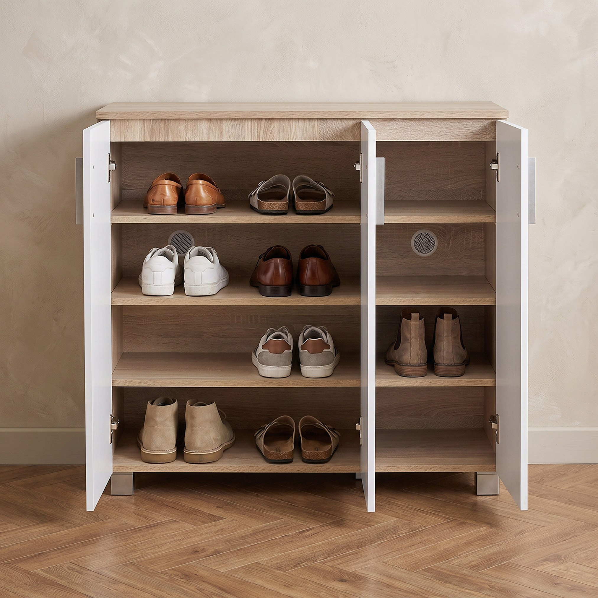 Movo Coda Patara 18 Pairs 3 Door Shoe Cabinet-hbxbedroom-shoecabinetsandracks-image-4