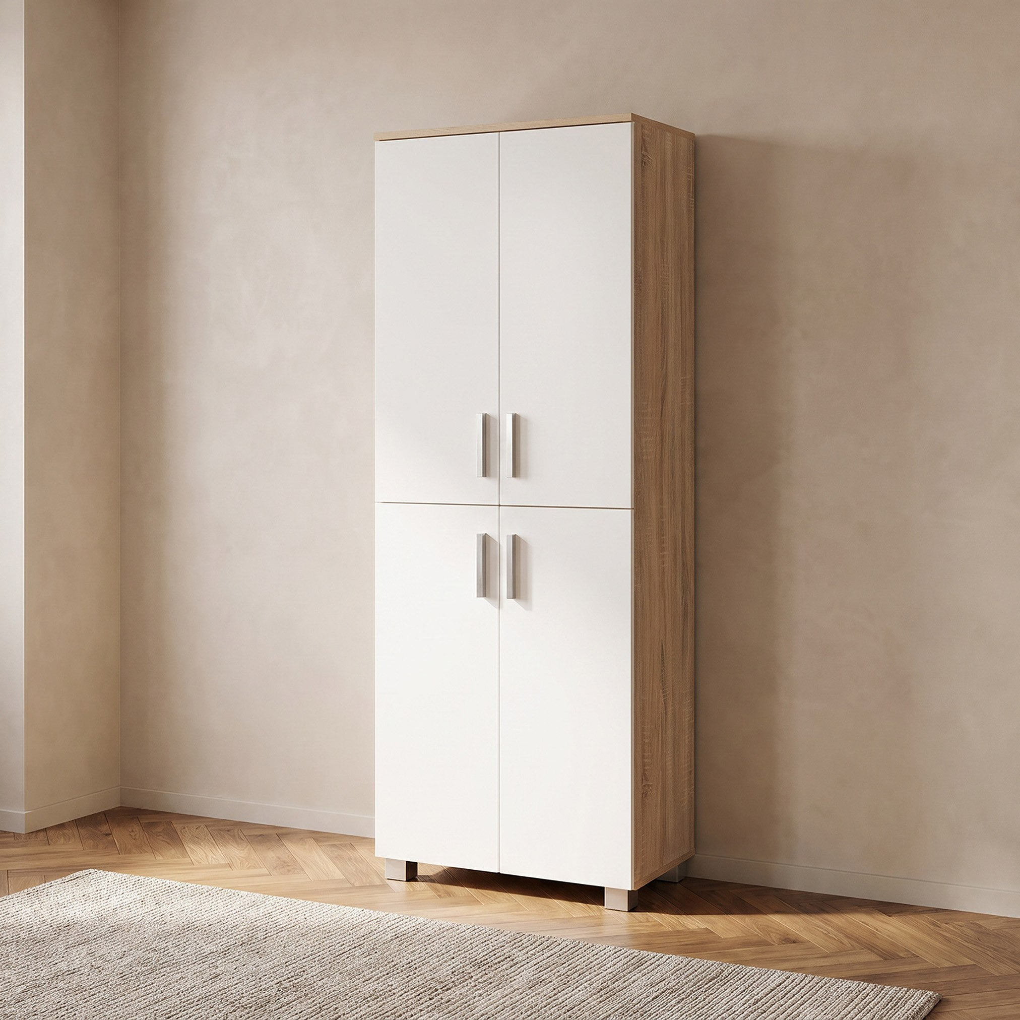 Movo Coda Patara 22 Pairs 4 Door Shoe Cabinet-hbxbedroom-shoecabinetsandracks-image-2