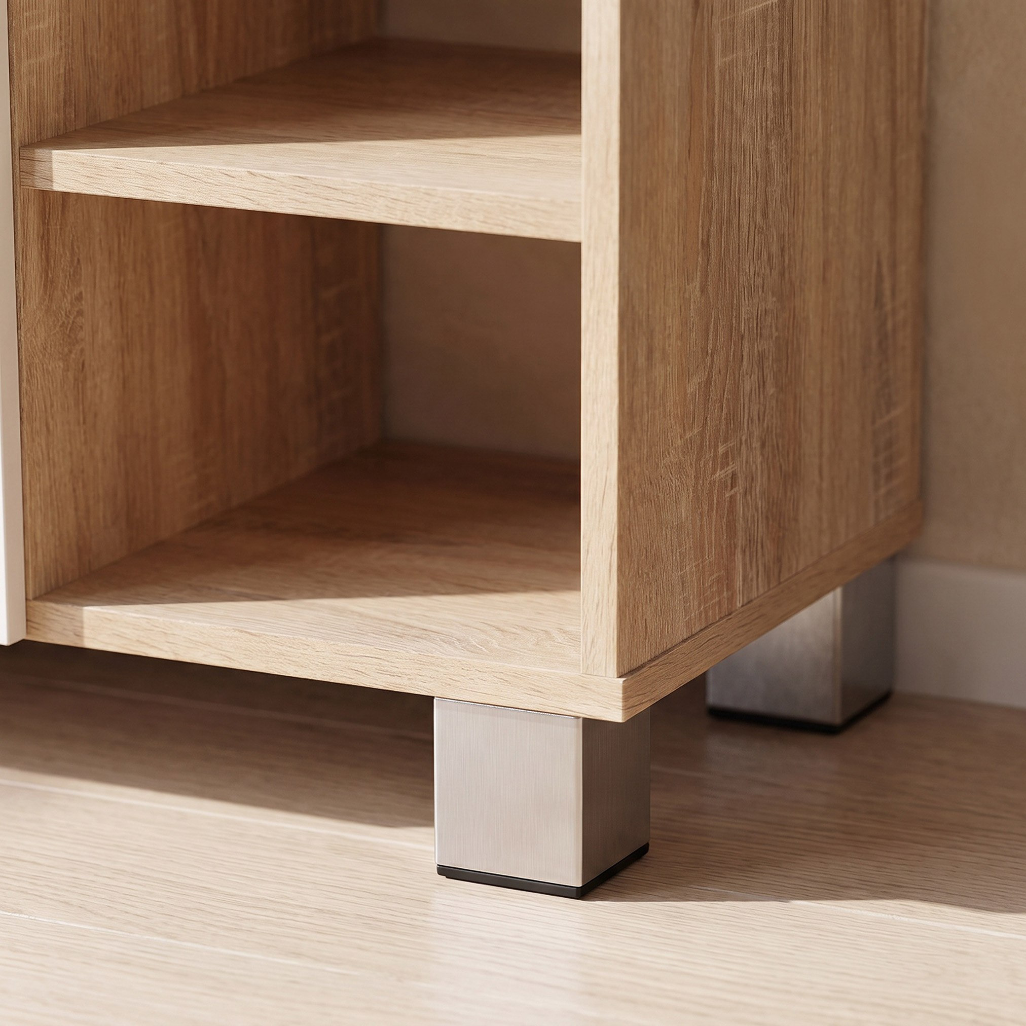 Movo Coda Patara 22 Pairs 2 Door Shoe Cabinet with Open Shelf-hbxbedroom-shoecabinetsandracks-image-6