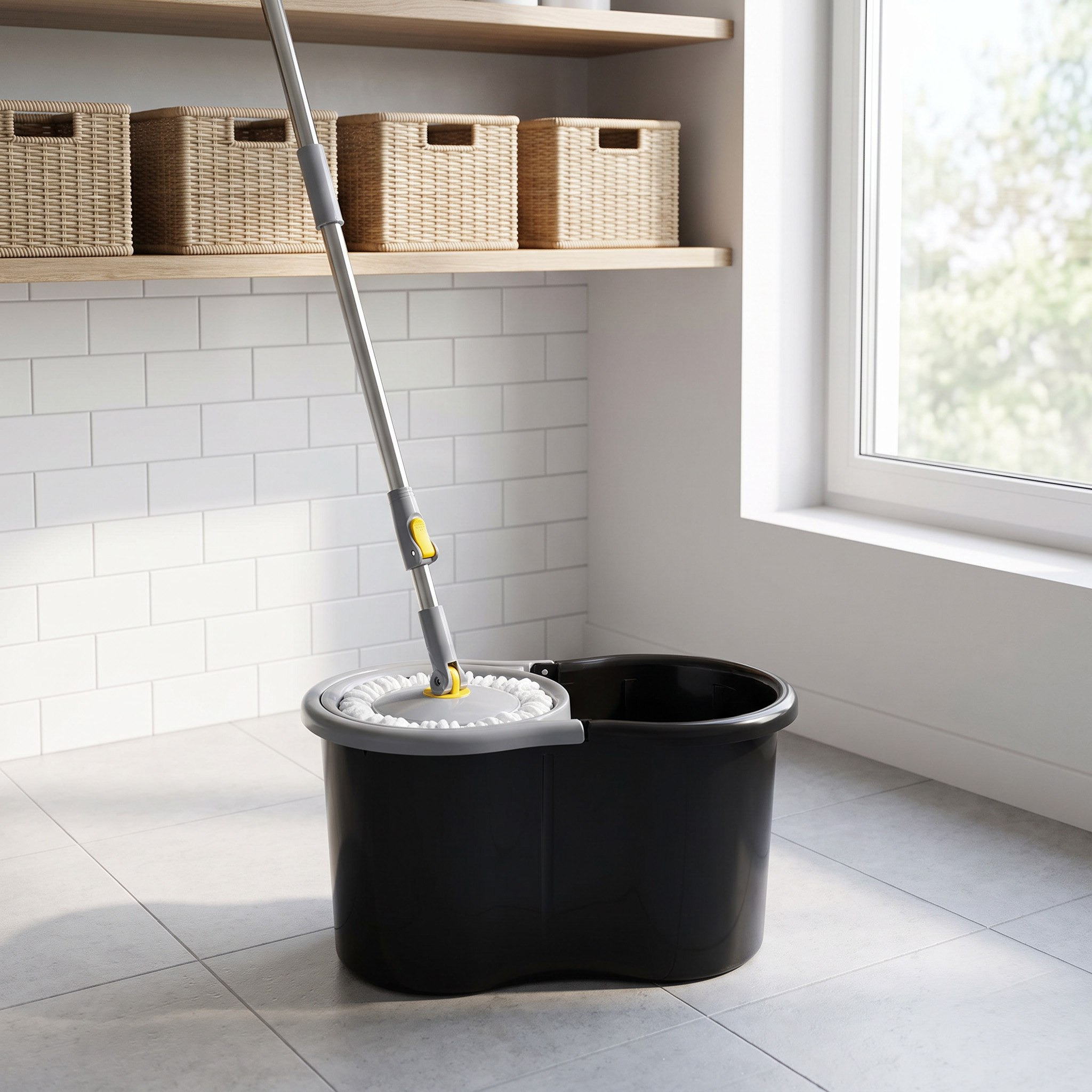 Atlanta 360 Degree Easy Spin Mop Bucket Set-hbxbathroom-laundry-cleaningaccessories-image-4