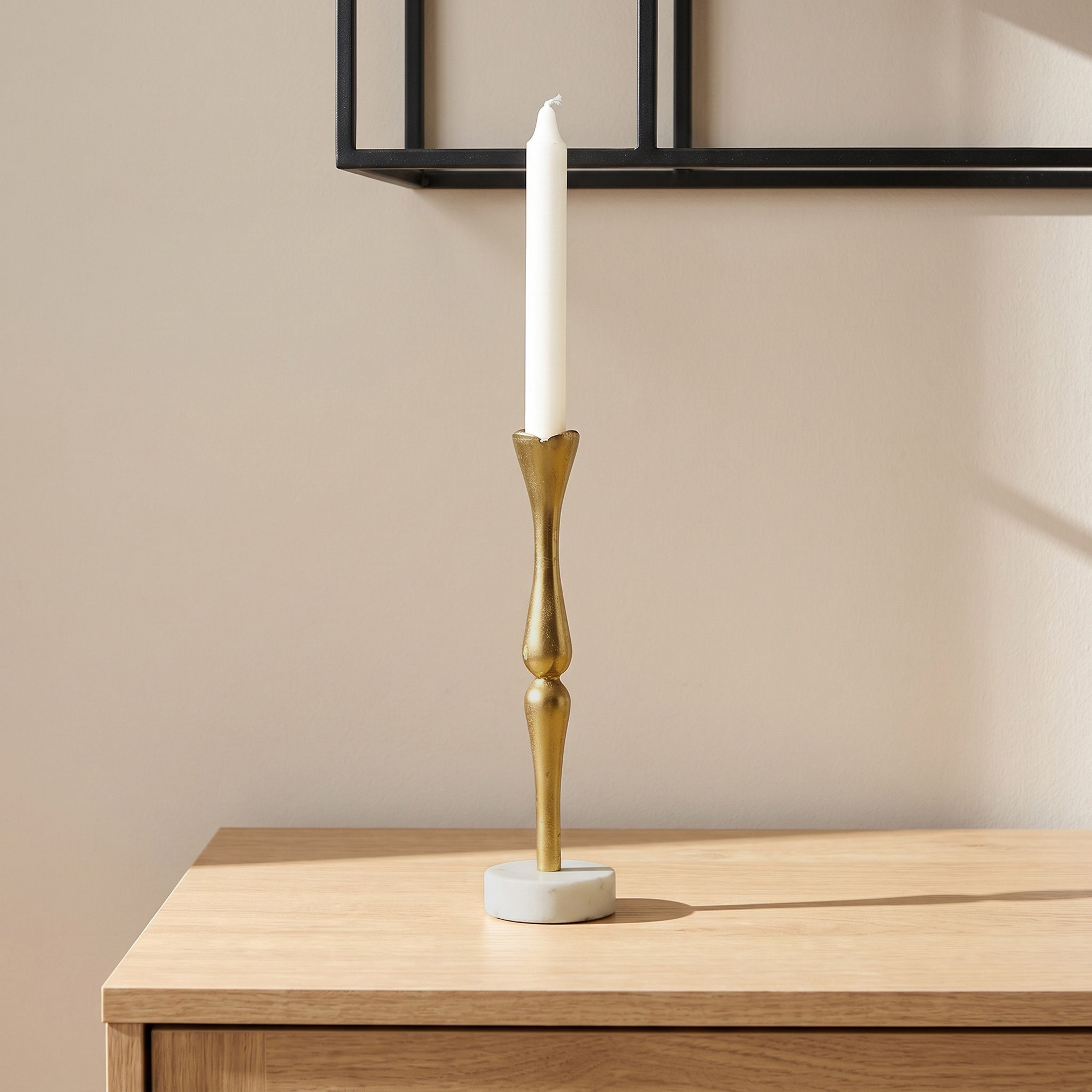 Nordic Large Candleholder - 7.6x7.6x27.9 cm-hbxlivingroom-decorandaccessories-candleholders-image-1